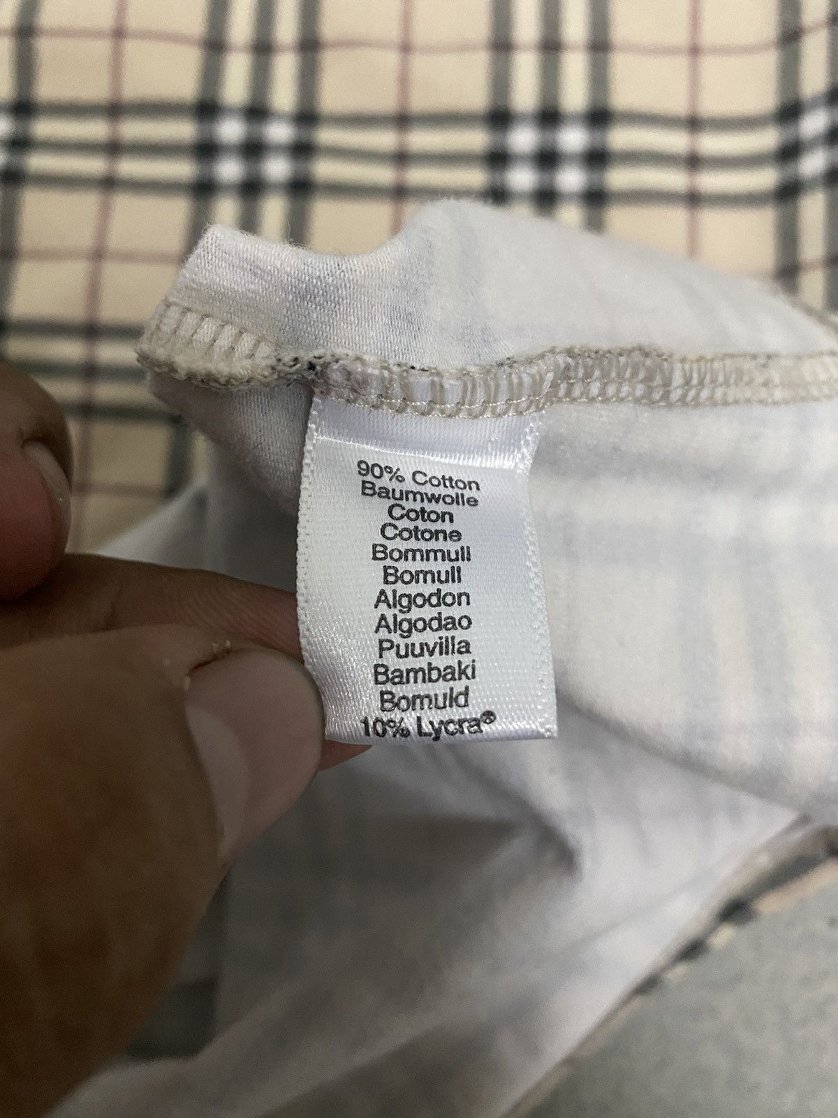 Burberry × Japanese Brand × Vintage Vintage Burberry Novacheck Crop Tops Size S / US 4 / IT 40 - 3 Thumbnail