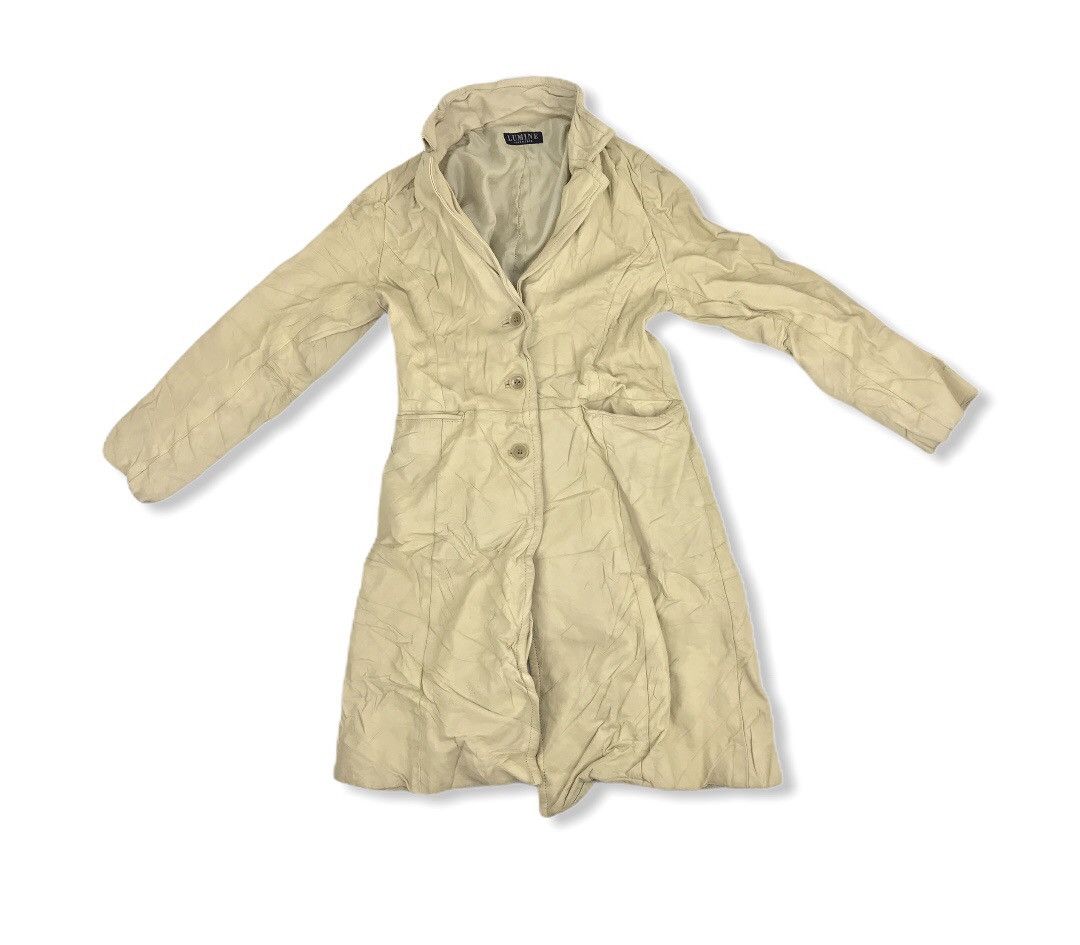 Japanese Brand Rare Lumine Collection Parka Leather Jacket Luxury Fashion Size XS / US 0-2 / IT 36-38 - 1 Thumbnail