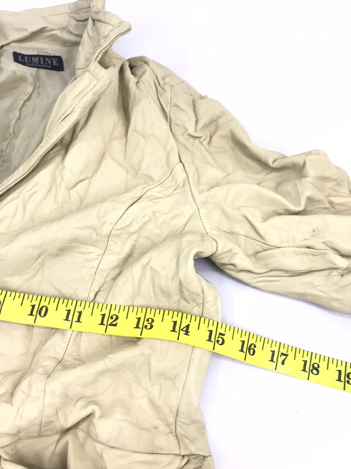 Japanese Brand Rare Lumine Collection Parka Leather Jacket Luxury Fashion Size XS / US 0-2 / IT 36-38 - 10 Thumbnail