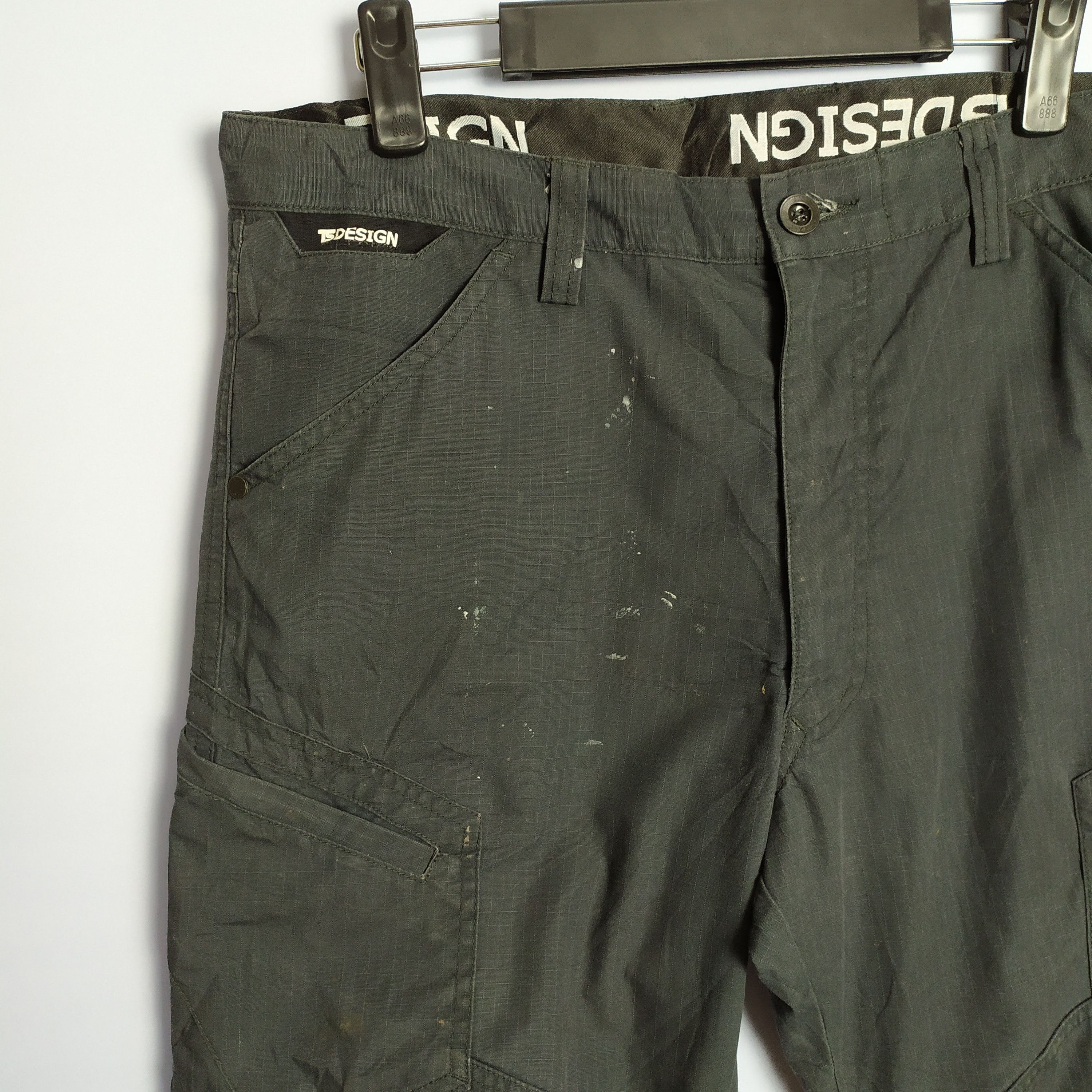 Japanese Brand TS Design Black Cargo Pants Size US 34 / EU 50 - 3 Thumbnail