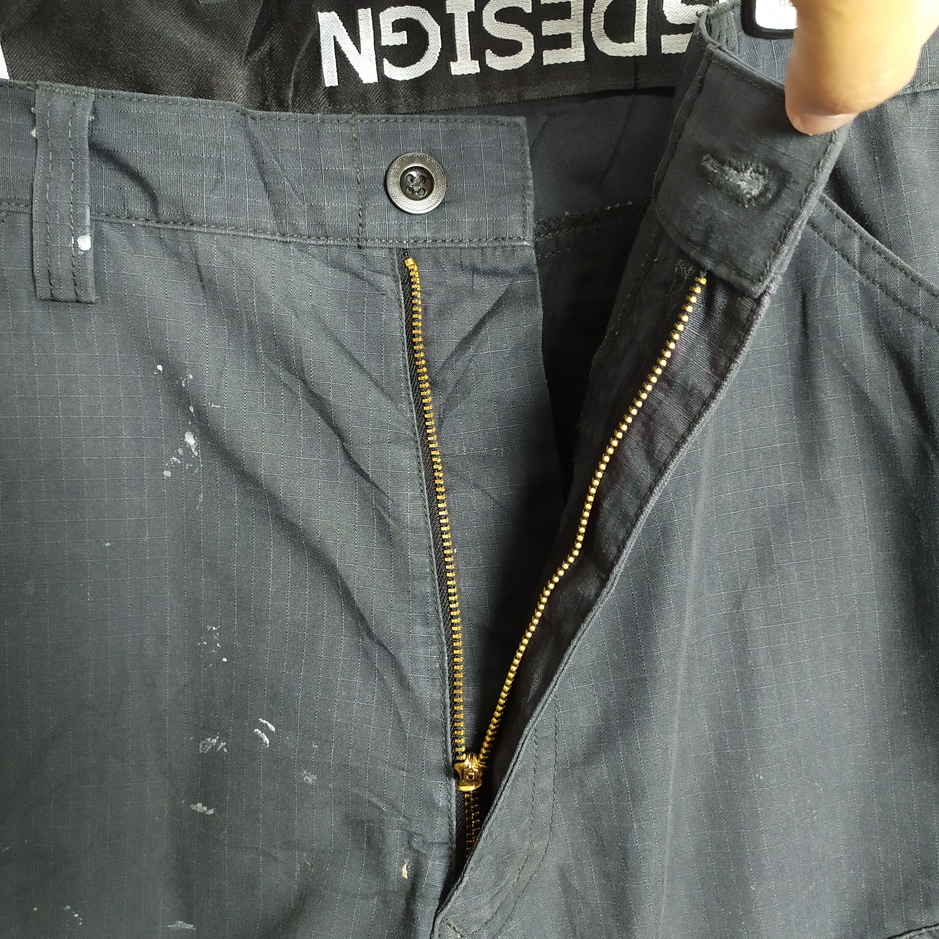 Japanese Brand TS Design Black Cargo Pants Size US 34 / EU 50 - 11 Thumbnail