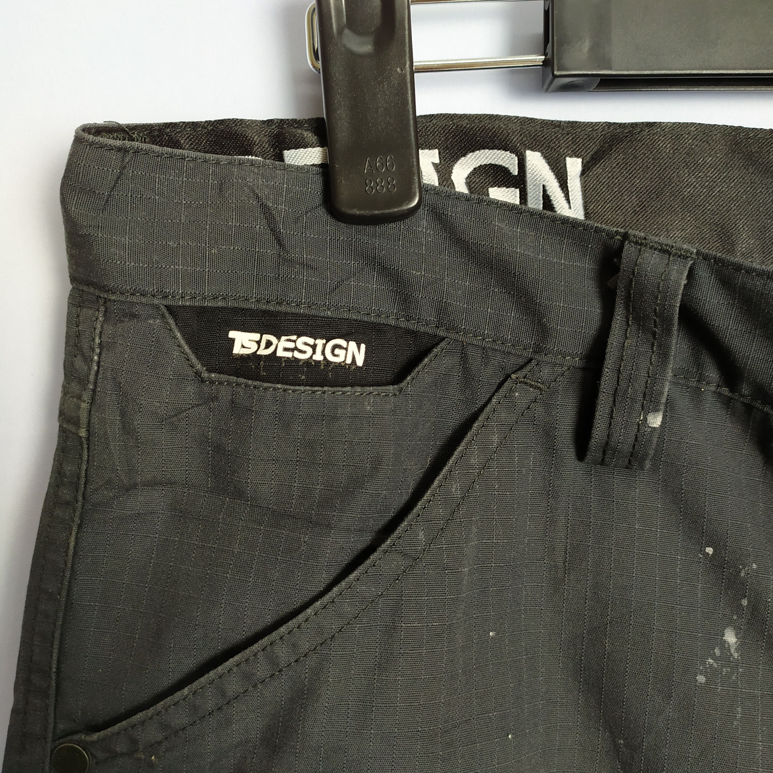 Japanese Brand TS Design Black Cargo Pants Size US 34 / EU 50 - 17 Thumbnail