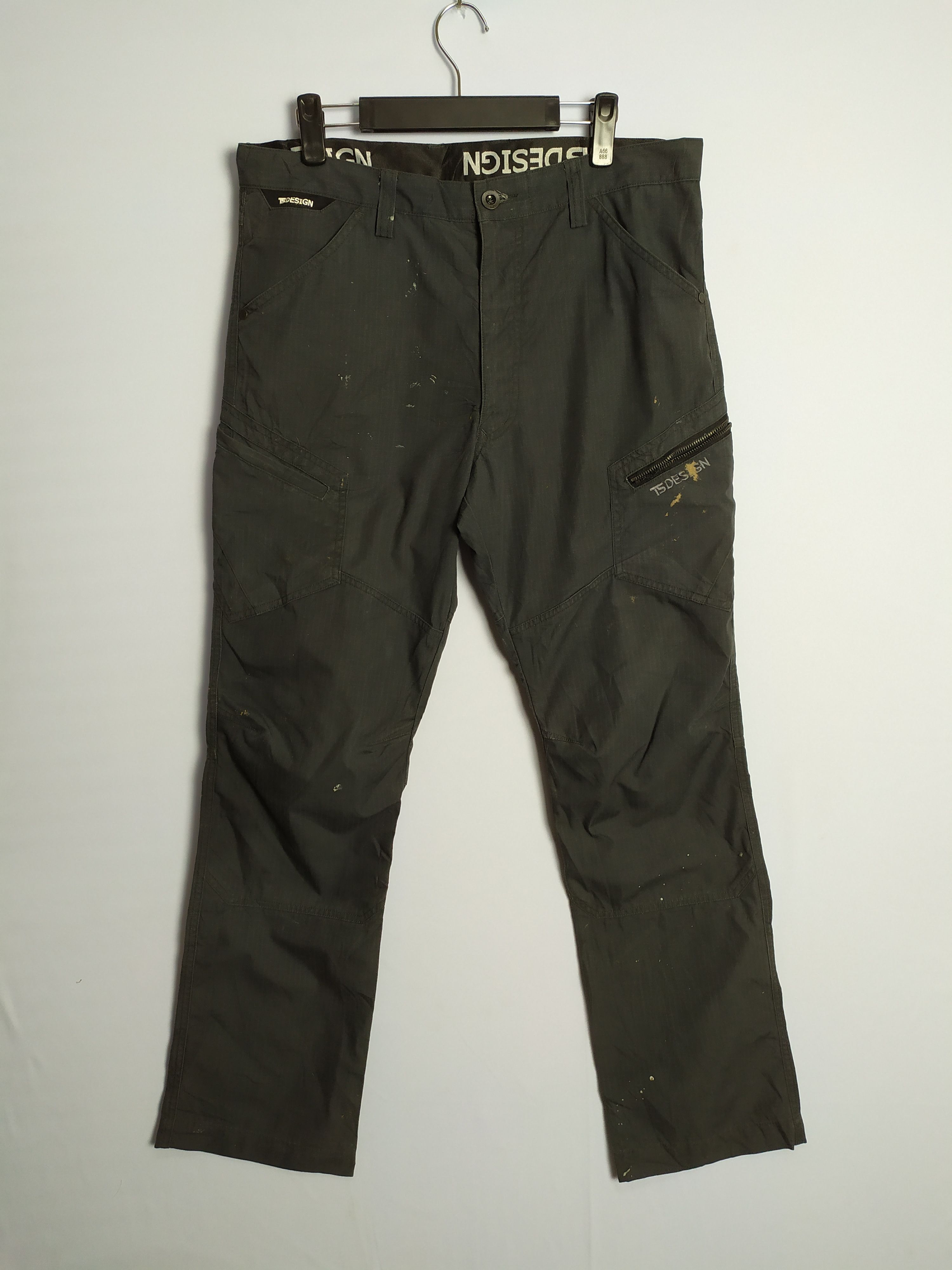 TS Design Black Cargo Pants