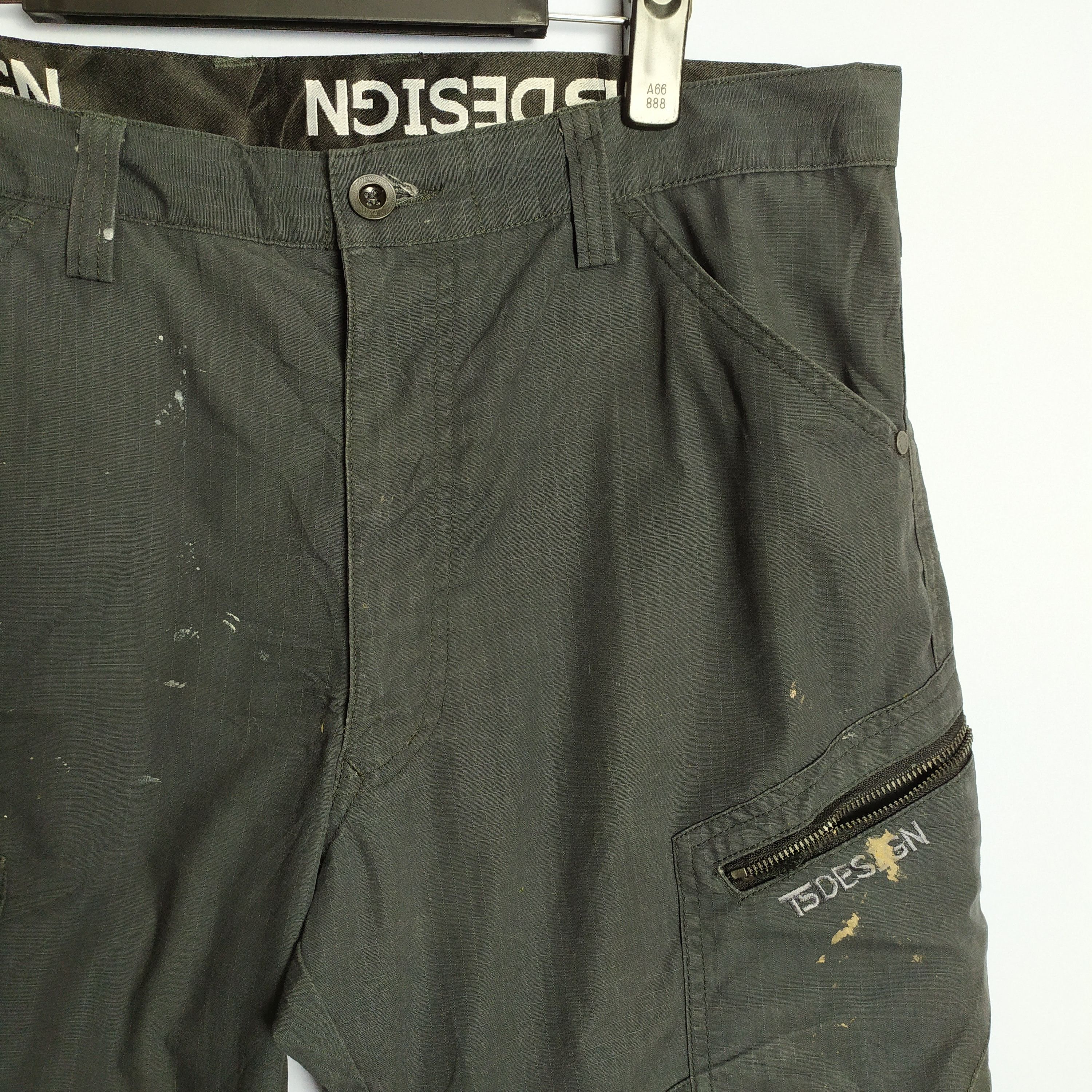 Japanese Brand TS Design Black Cargo Pants Size US 34 / EU 50 - 2 Thumbnail