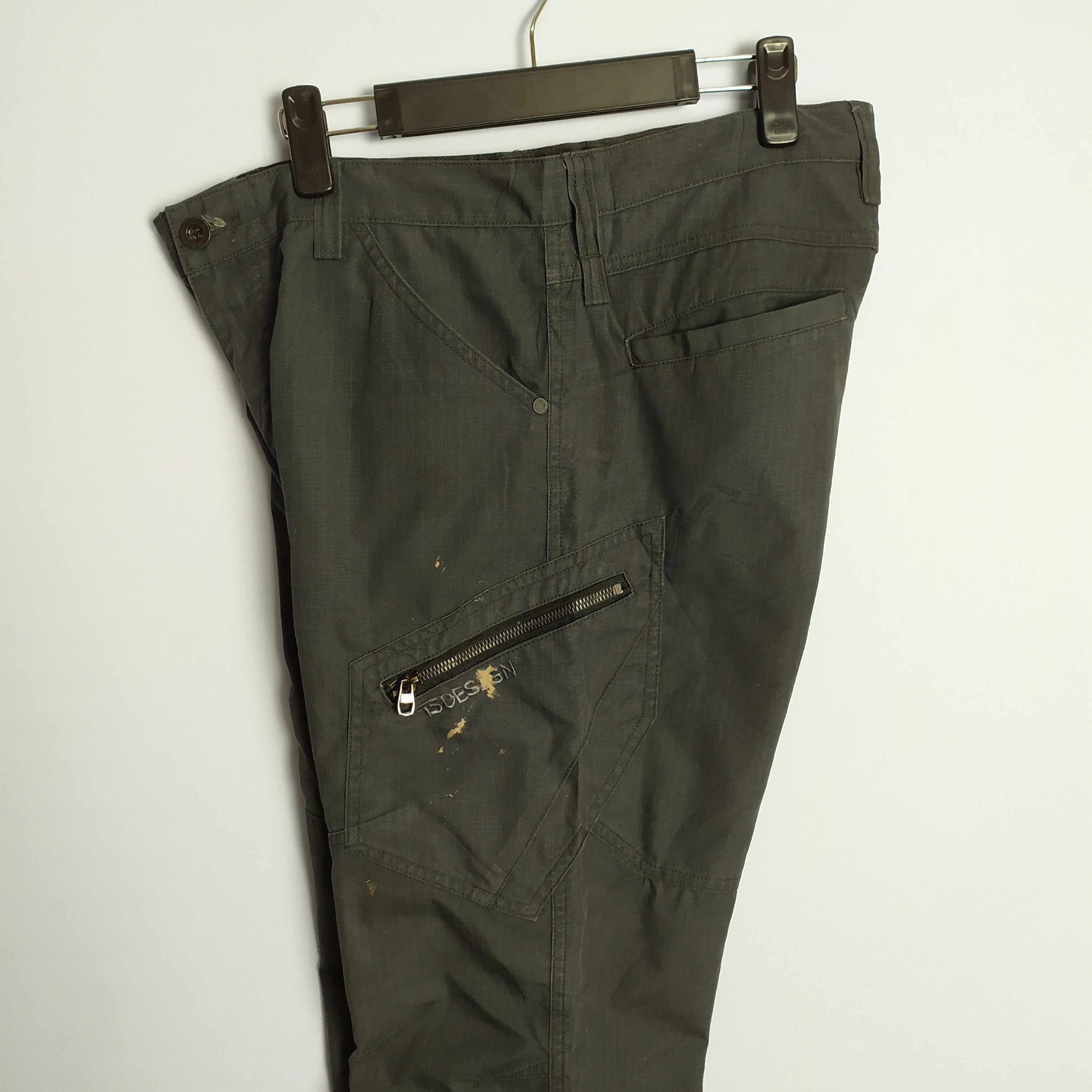 Japanese Brand TS Design Black Cargo Pants Size US 34 / EU 50 - 13 Thumbnail