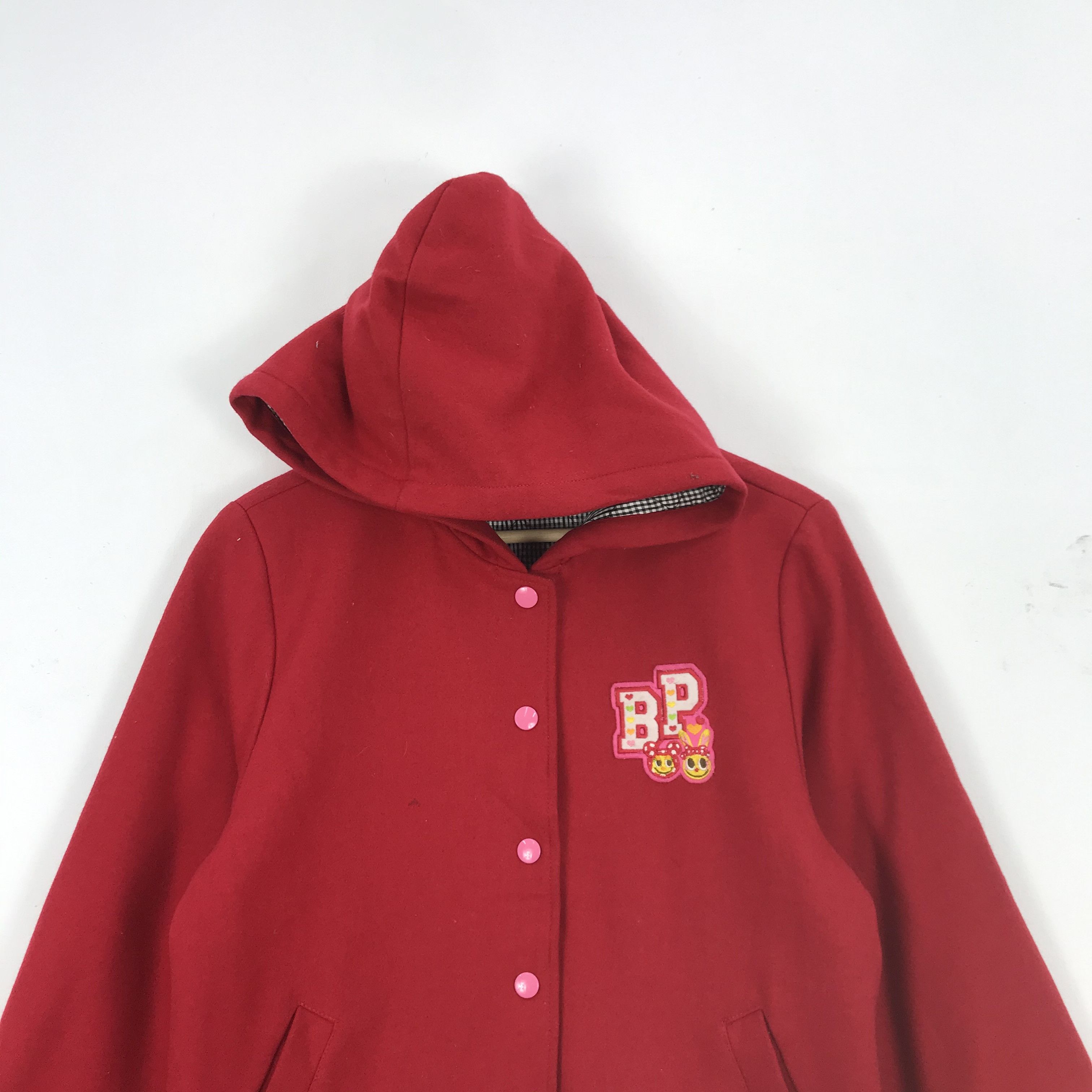 Japanese Brand × Vintage KLC Wool Hoodie Varsity Jacket Japanese Wool Varsity Jackets Size US S / EU 44-46 / 1 - 3 Thumbnail