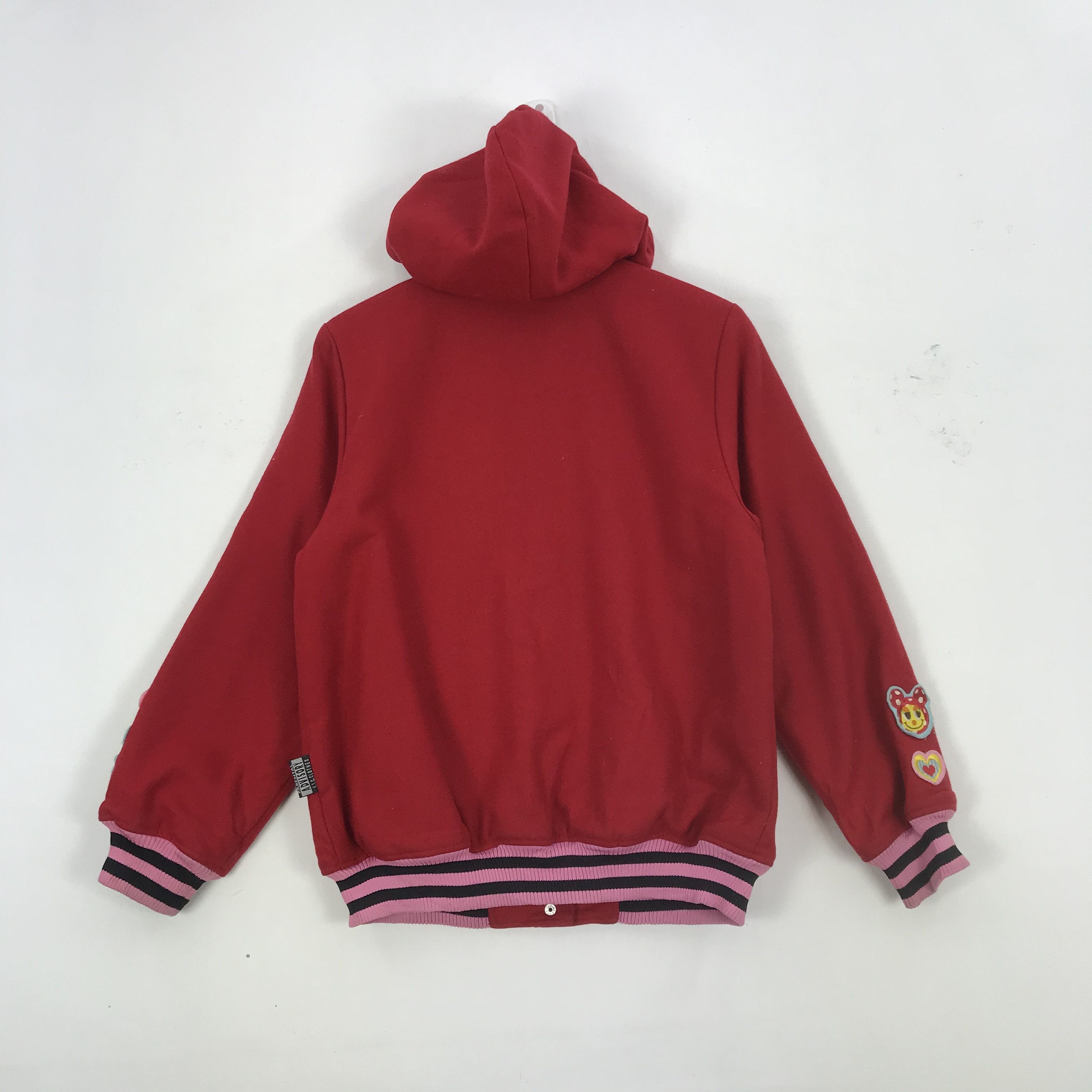 Japanese Brand × Vintage KLC Wool Hoodie Varsity Jacket Japanese Wool Varsity Jackets Size US S / EU 44-46 / 1 - 2 Thumbnail