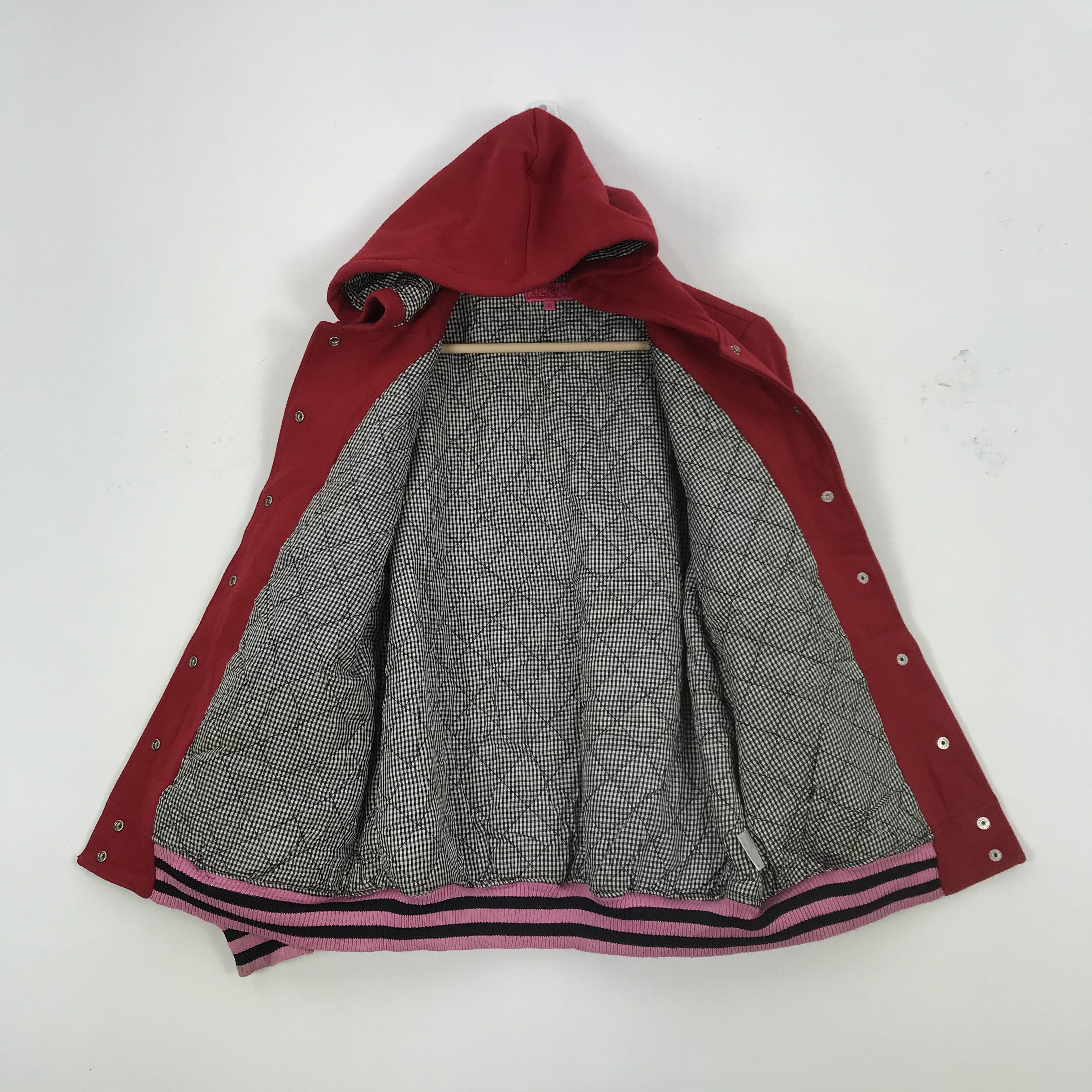 Japanese Brand × Vintage KLC Wool Hoodie Varsity Jacket Japanese Wool Varsity Jackets Size US S / EU 44-46 / 1 - 6 Thumbnail