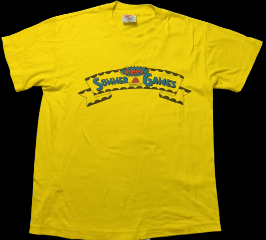 Vintage Vintage 90s Summer Games 1994 50/50 Tee Kinder Care Size US S / EU 44-46 / 1 - 1 Thumbnail