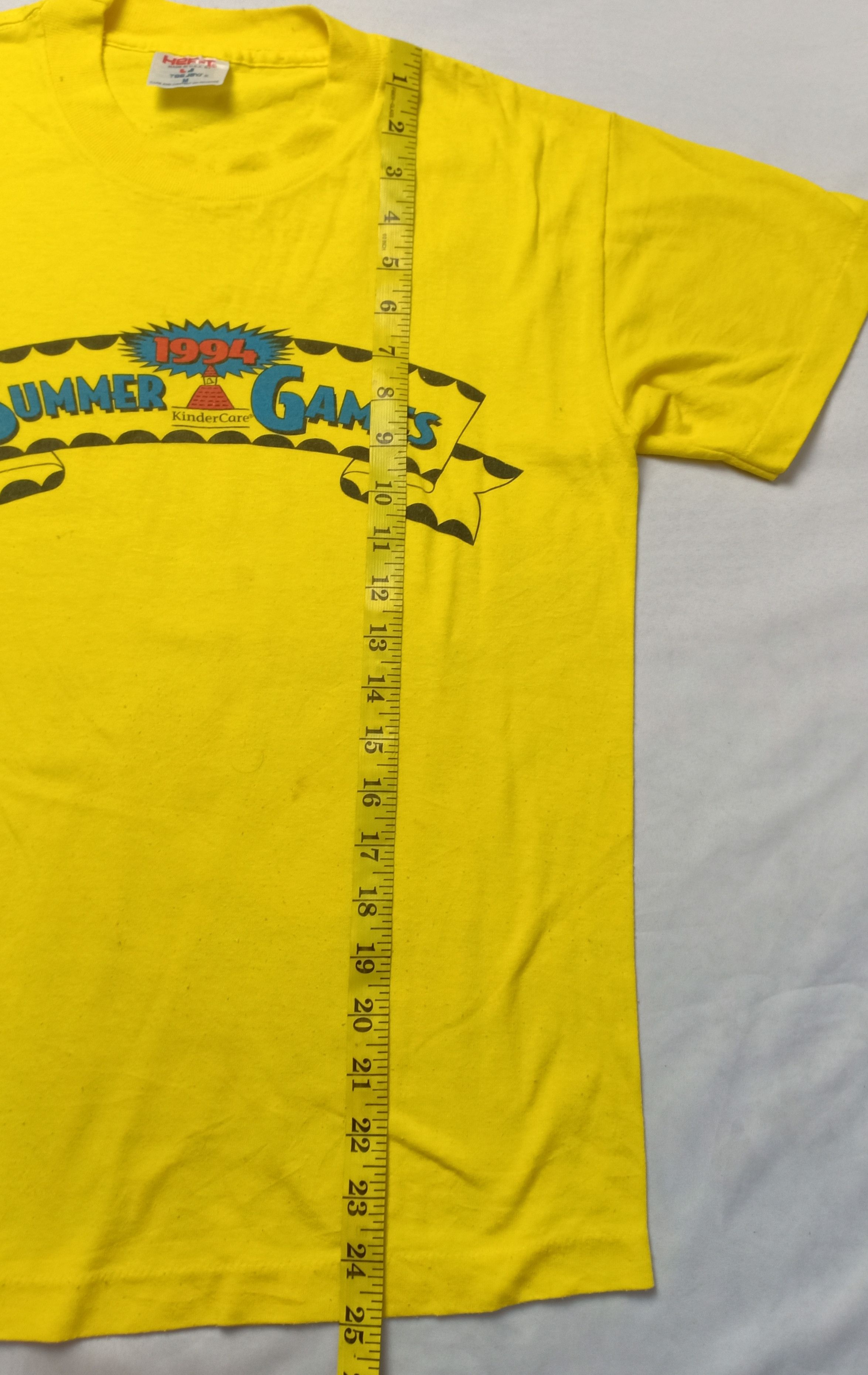 Vintage Vintage 90s Summer Games 1994 50/50 Tee Kinder Care Size US S / EU 44-46 / 1 - 6 Thumbnail