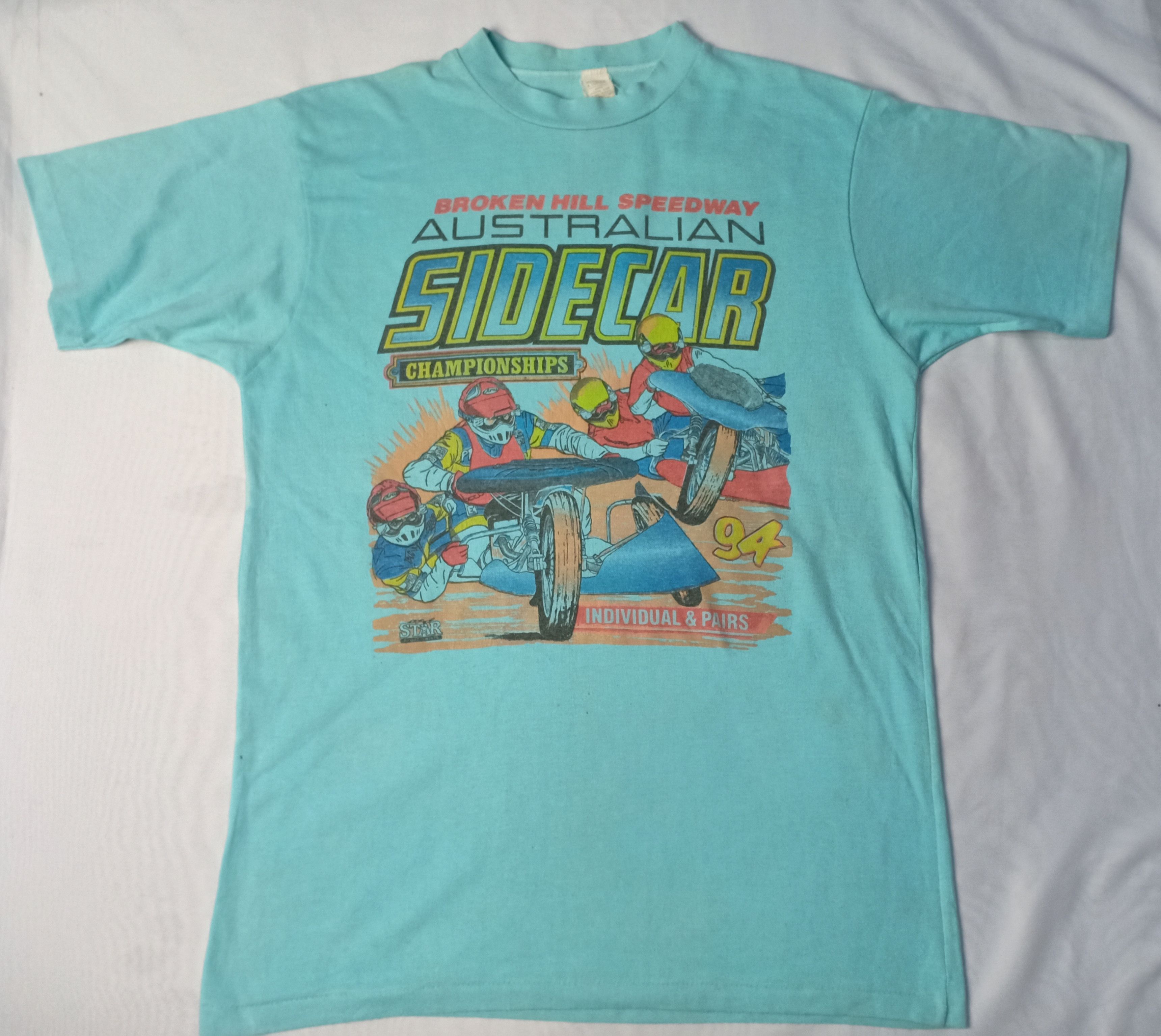 Vintage Vintage Broken Hill Speedway Australian sidecar Size US L / EU 52-54 / 3 - 2 Thumbnail