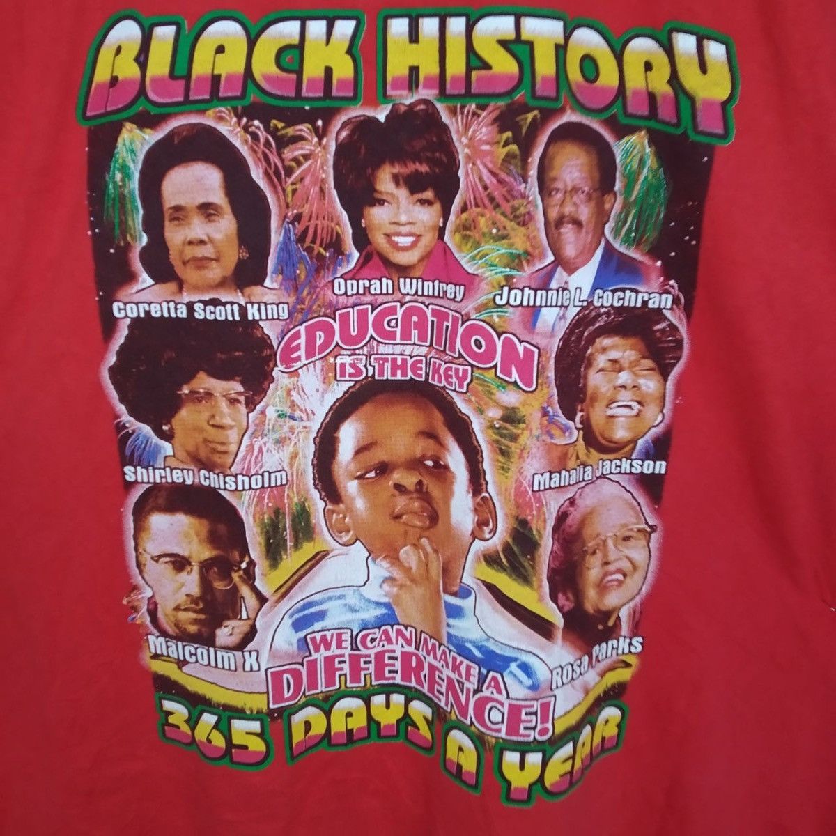 Rap Tees × Steve And Barrys Vintage Iconic Person Black History Promo T-shirt Size US XL / EU 56 / 4 - 3 Thumbnail