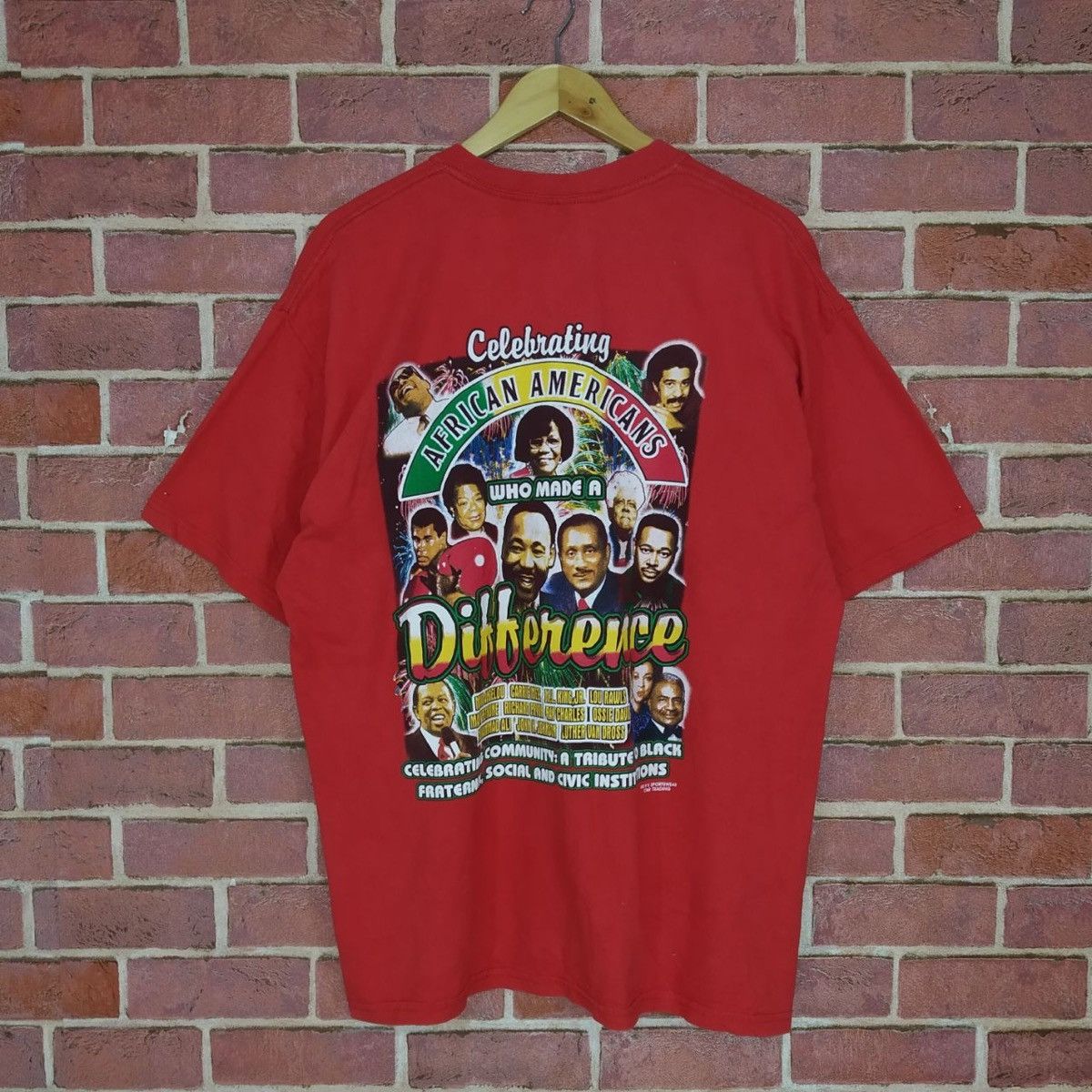 Rap Tees × Steve And Barrys Vintage Iconic Person Black History Promo T-shirt Size US XL / EU 56 / 4 - 2 Thumbnail