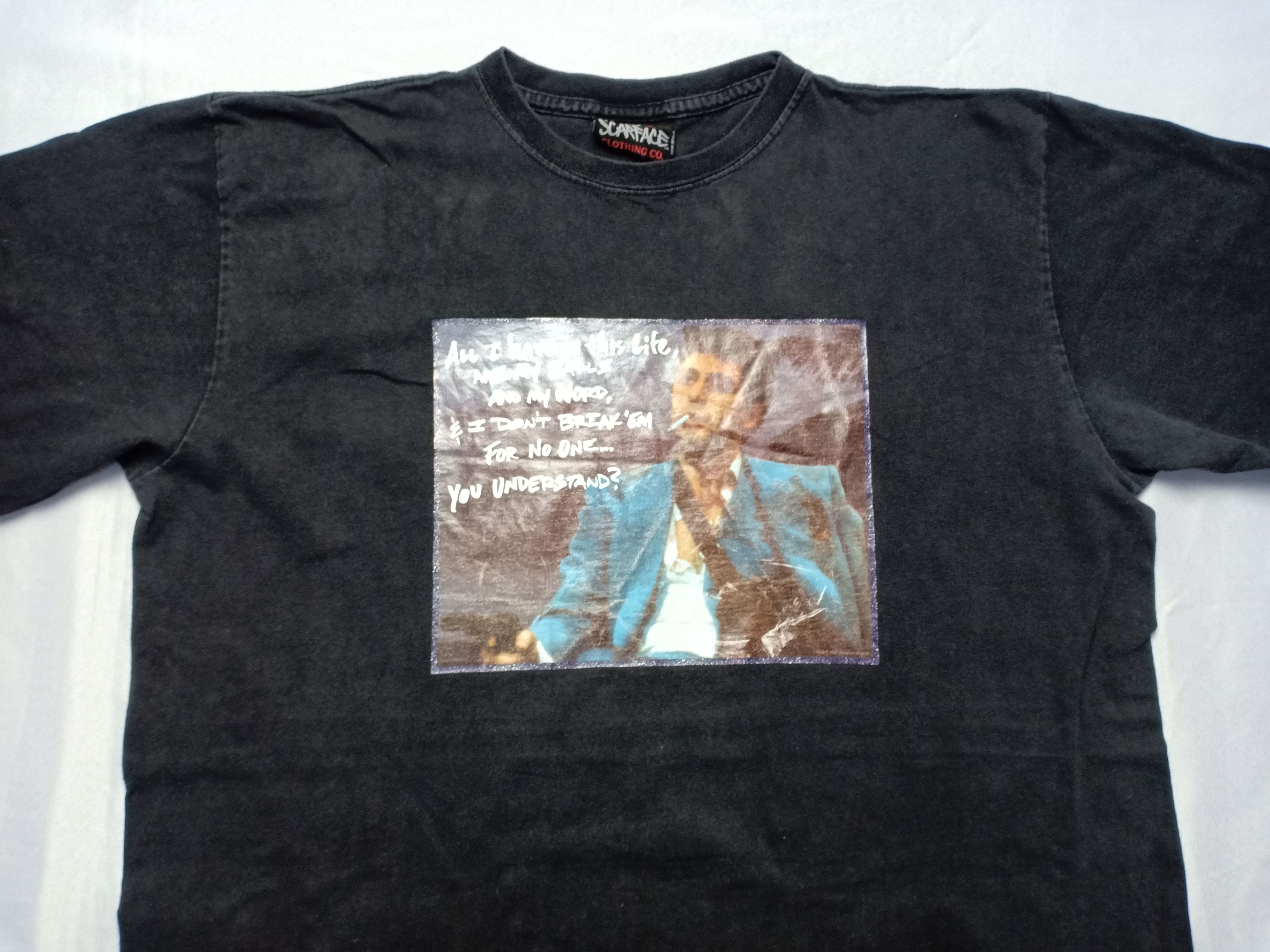 Vintage Vintage Movie Serial Killer Scarface Tony Montana Al pacino Size US L / EU 52-54 / 3 - 3 Thumbnail