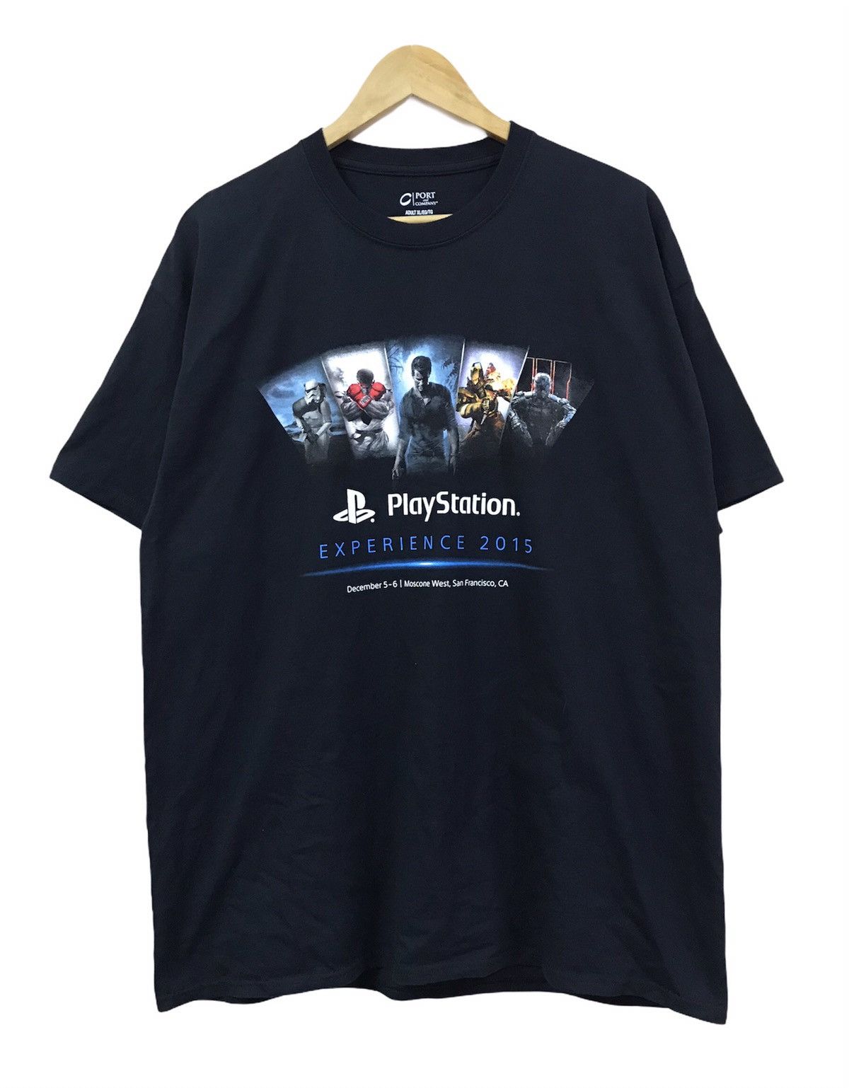 PlayStation Advertising T-shirt, Men's Size M unclear black type Vintage Second Hand