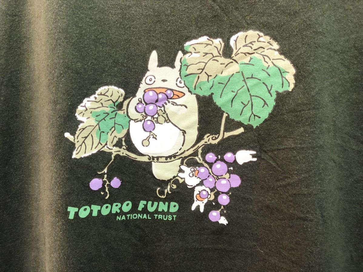 Anime × Vintage RARE 🔥 MY NEIGHBOUR TOTORO ANIME TEE TOTORO FUND GRAPHICAL Size US L / EU 52-54 / 3 - 5 Thumbnail