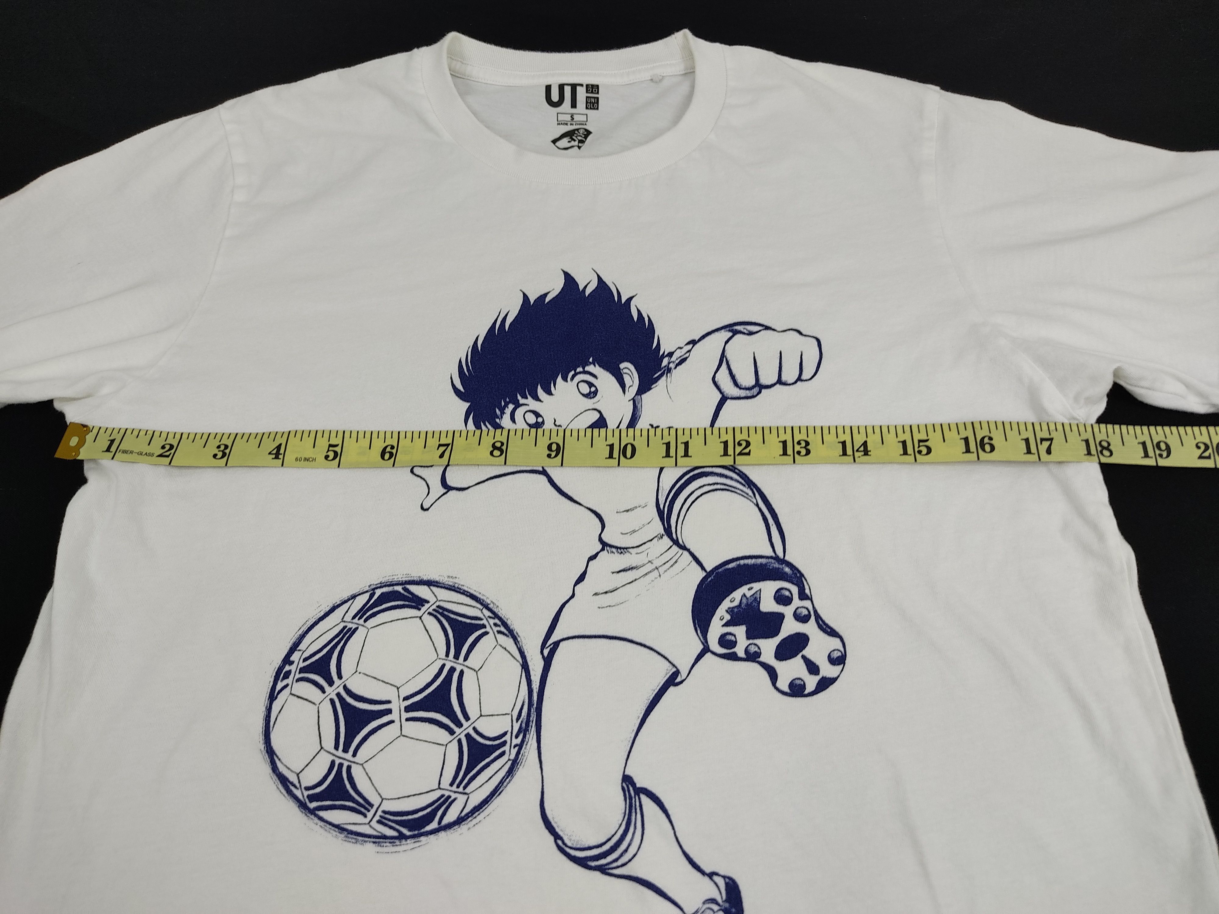 Anime Captain Tsubasa Anime Soccer Football Comic Cartoon Tee Size US S / EU 44-46 / 1 - 3 Thumbnail
