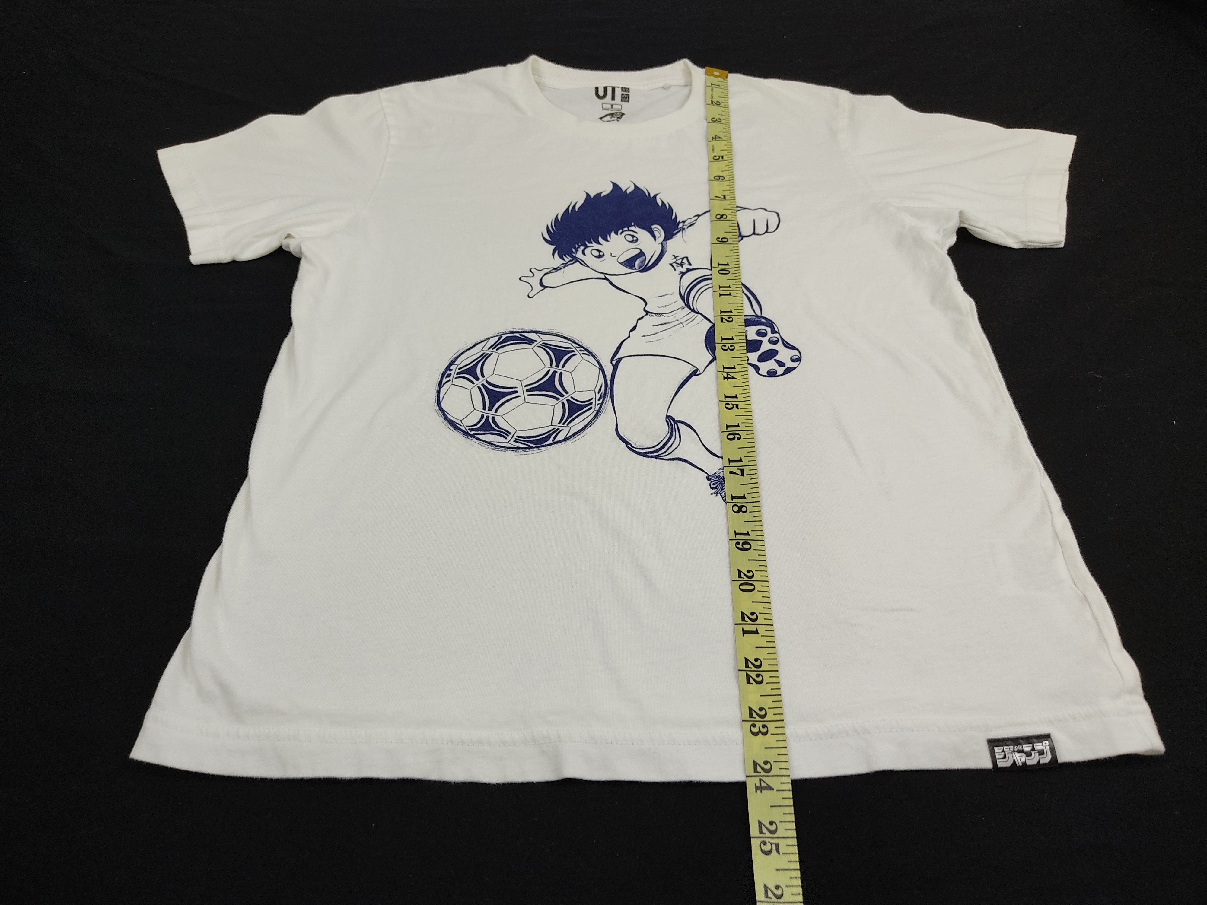 Anime Captain Tsubasa Anime Soccer Football Comic Cartoon Tee Size US S / EU 44-46 / 1 - 4 Thumbnail
