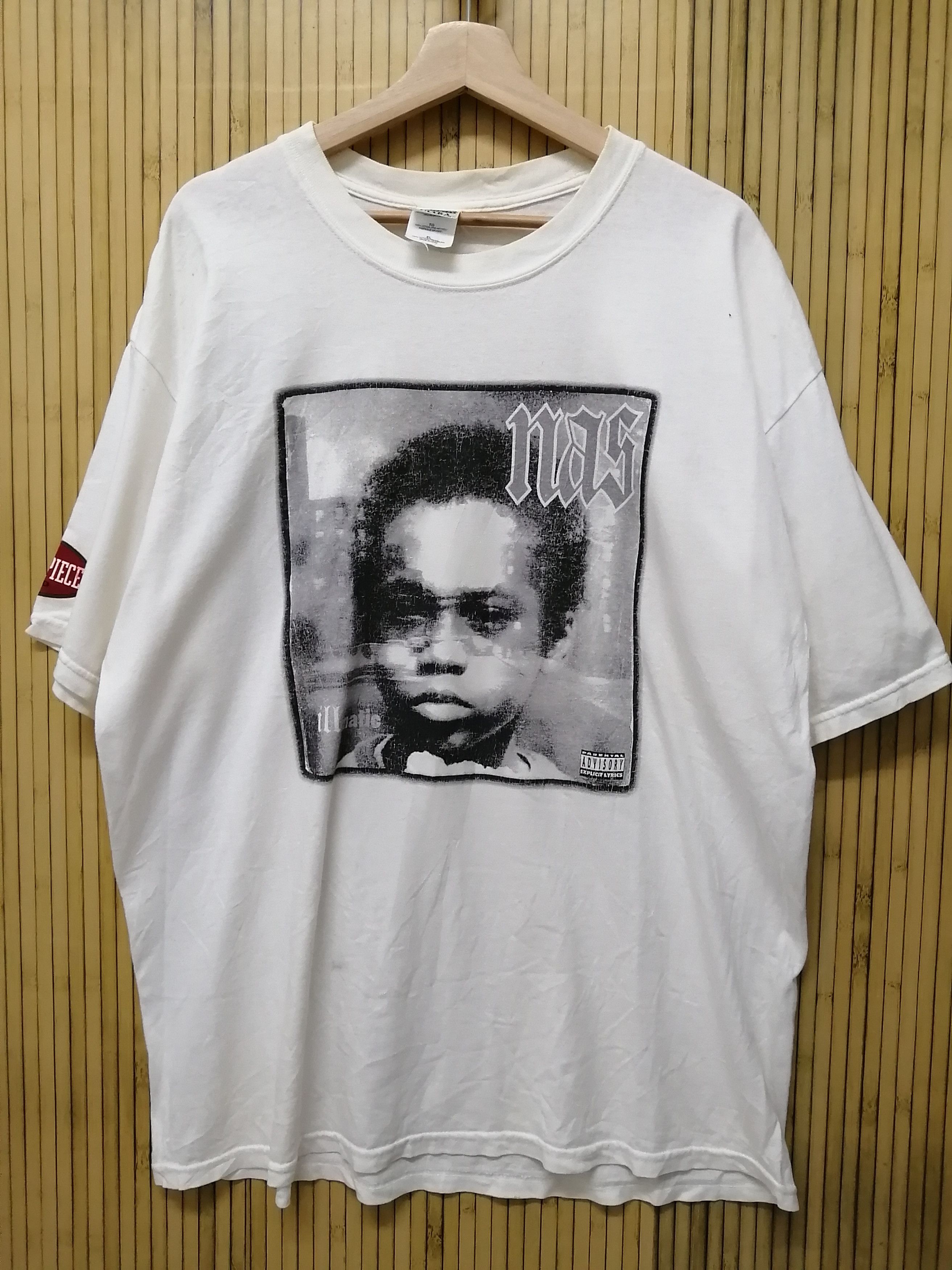 Rap Tees Vintage NAS ILLMATIC 10th Anniversary Rap T Shirt Size US XL / EU 56 / 4 - 10 Thumbnail