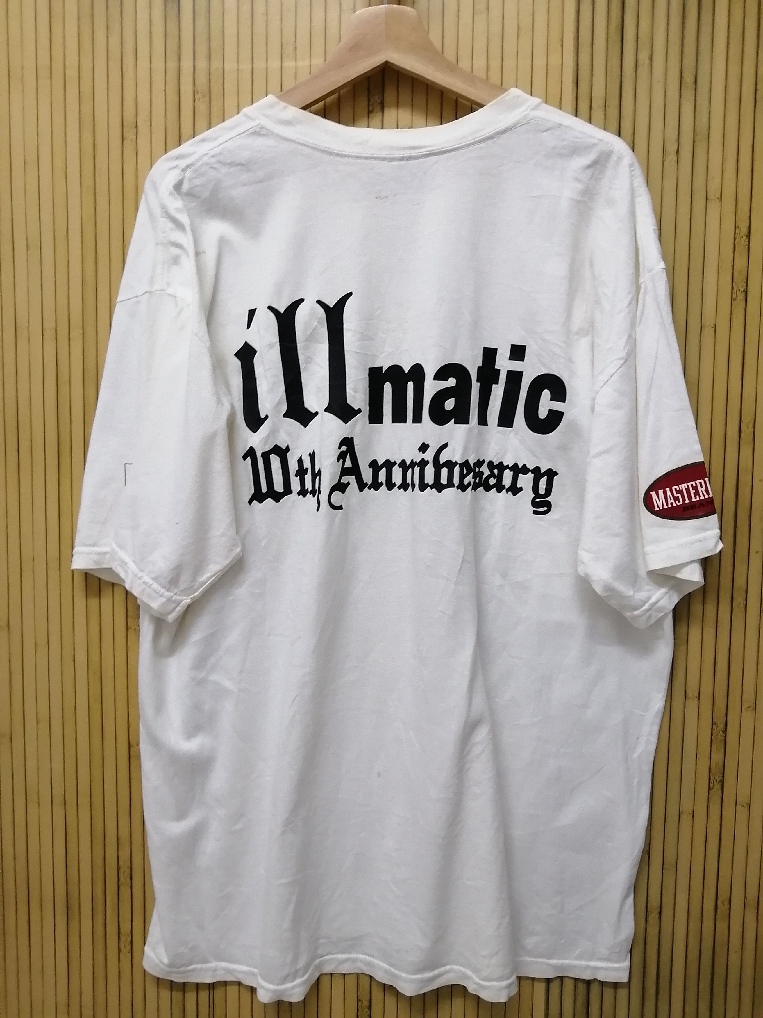 Rap Tees Vintage NAS ILLMATIC 10th Anniversary Rap T Shirt Size US XL / EU 56 / 4 - 2 Thumbnail