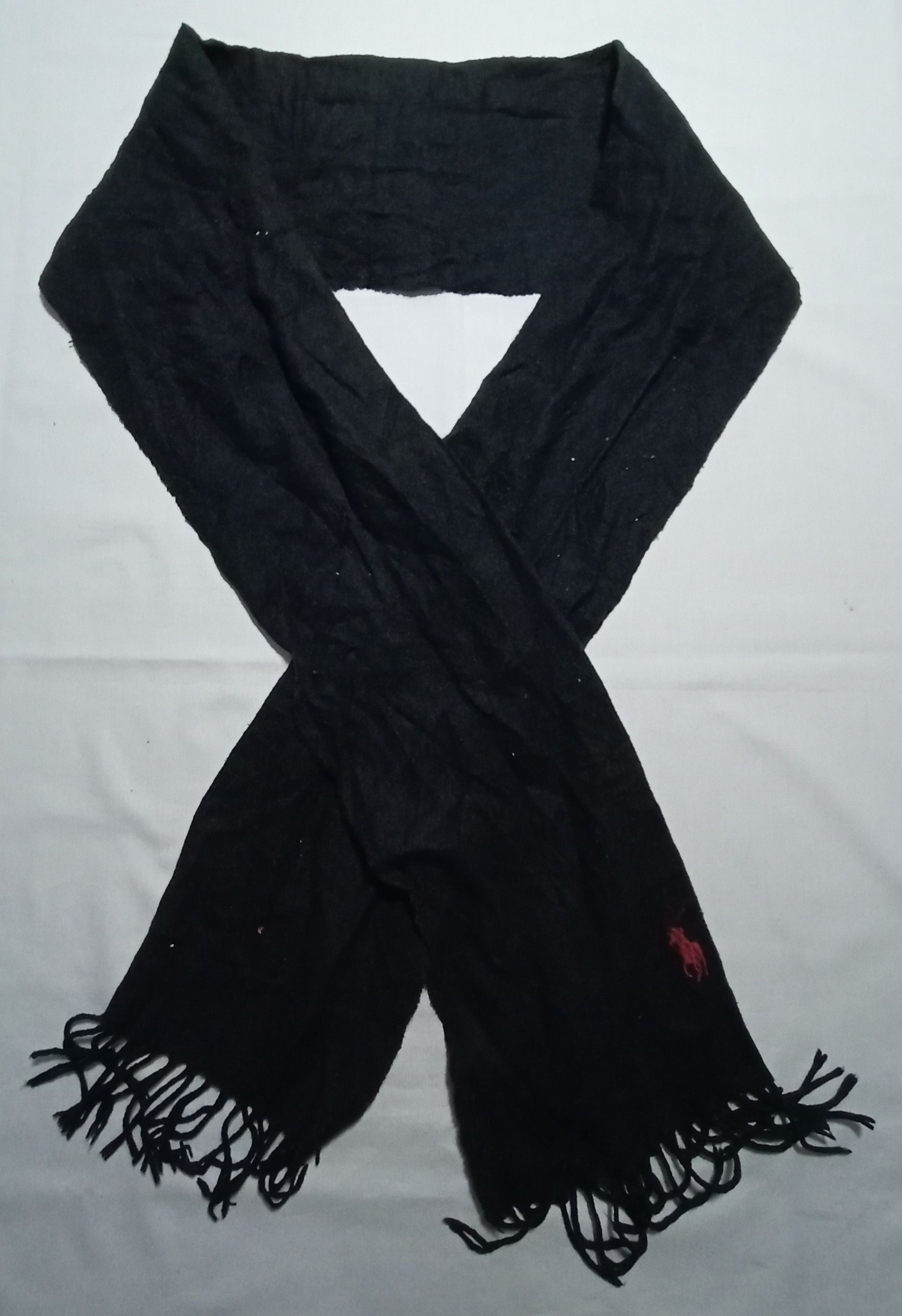Designer Polo Ralph Lauren Made in France Sport Scarf Muffler Size ONE SIZE - 2 Thumbnail