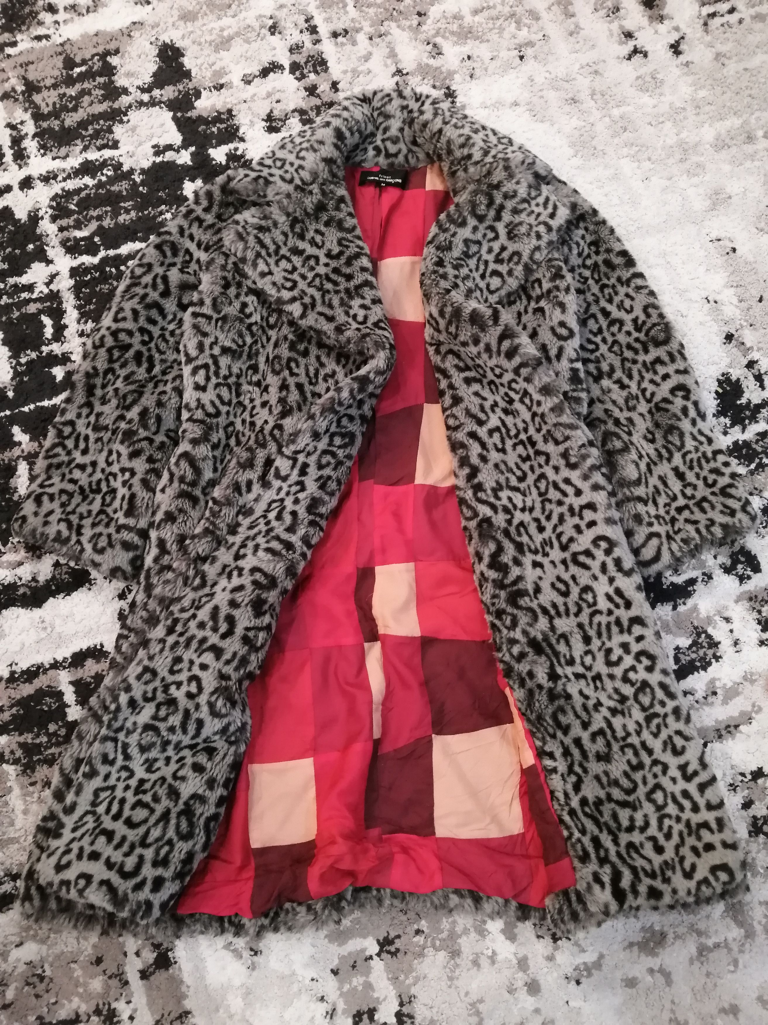 Tricot Comme des Garcons Vintage AD2002 Tricot Comme des Garcons Fur Coat Size M / US 6-8 / IT 42-44 - 13 Thumbnail