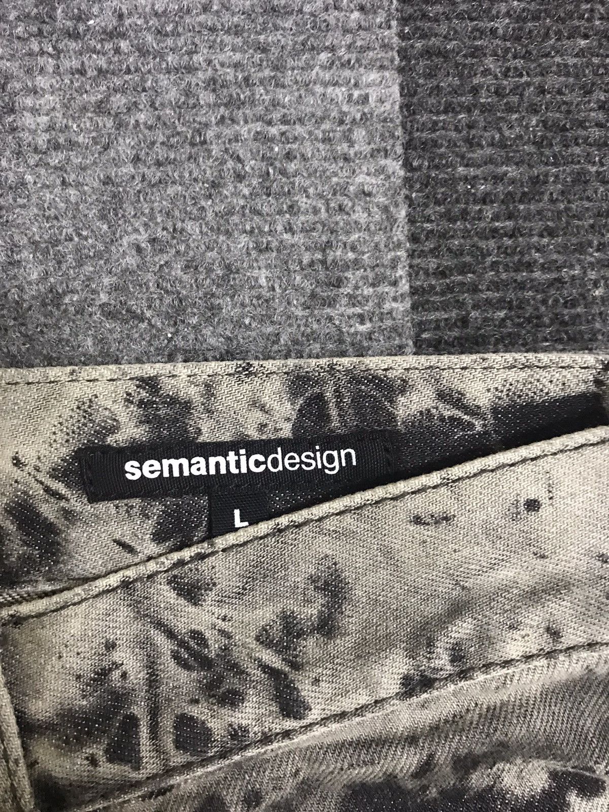 Japanese Brand semanticdesign Japan Streetwear Punk Metal Jeans F721 Size US 31 - 7 Thumbnail