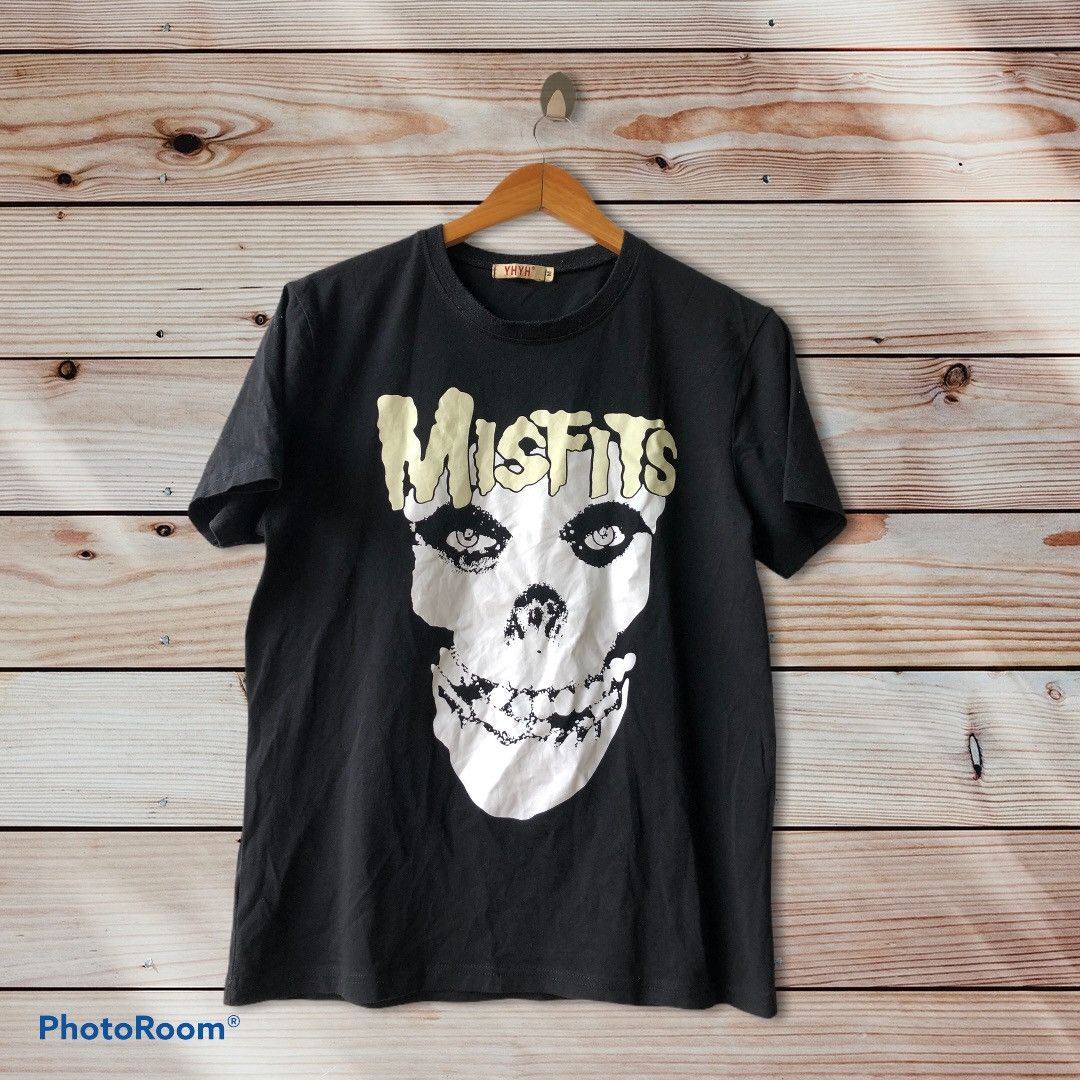 Japanese Brand Vintage Misfits Band Black T shirt Size US M / EU 48-50 / 2 - 2 Thumbnail