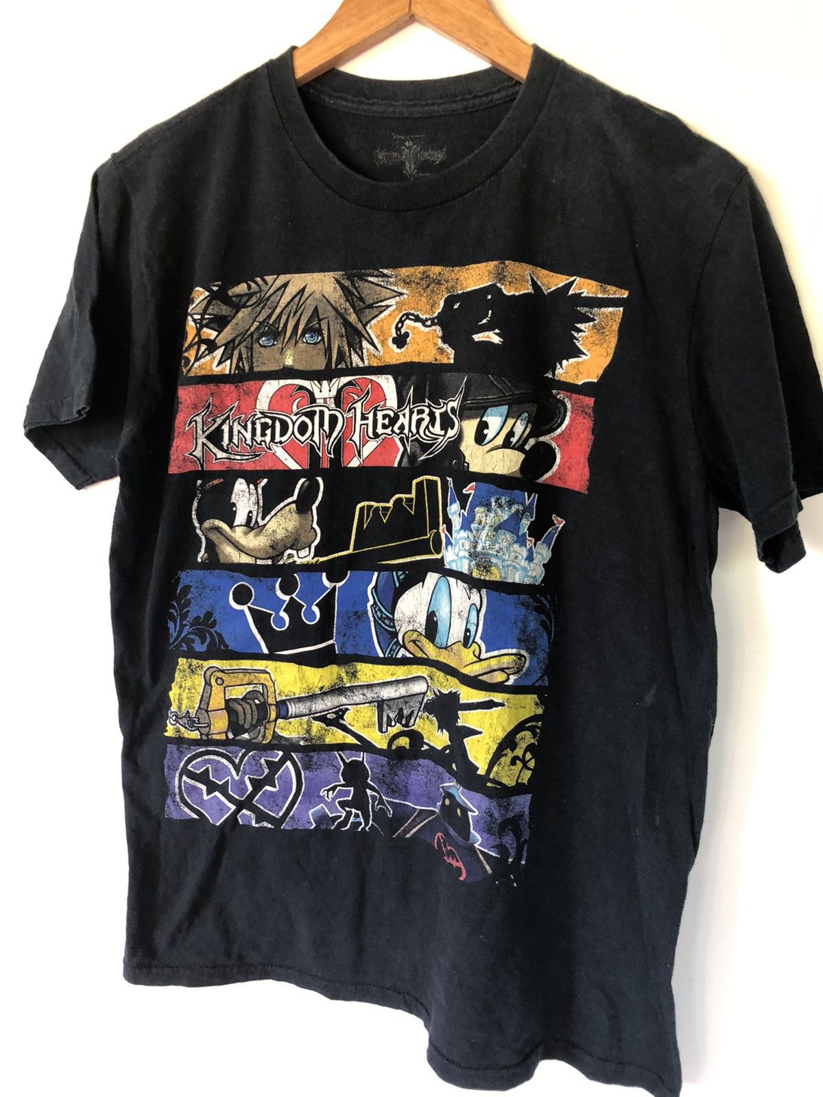 Anime Vintage anime x kingdom hearts Black shirt Size US M / EU 48-50 / 2 - 2 Thumbnail