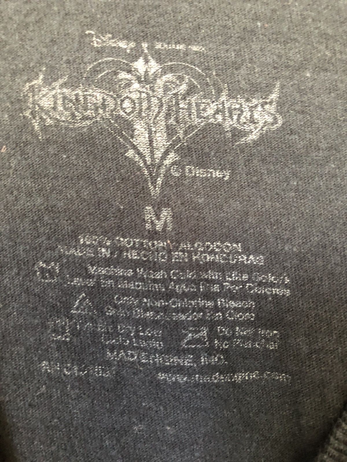 Anime Vintage anime x kingdom hearts Black shirt Size US M / EU 48-50 / 2 - 6 Thumbnail