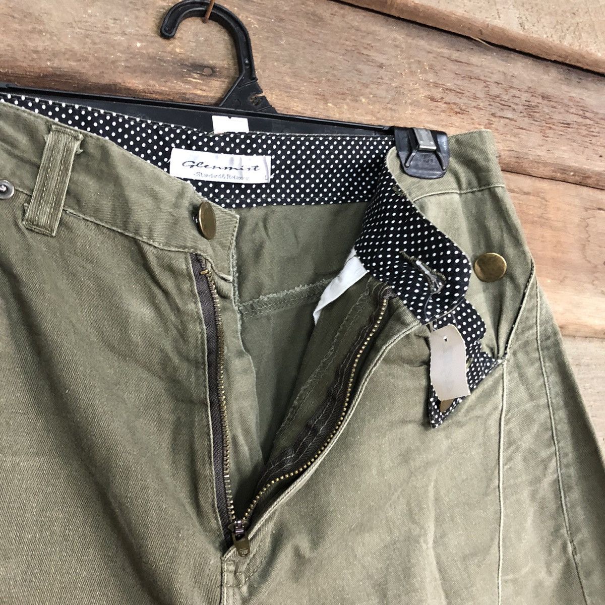 Japanese Brand Japan faded Green Straight cargo Pants #4592 Size US 30 / EU 46 - 5 Thumbnail