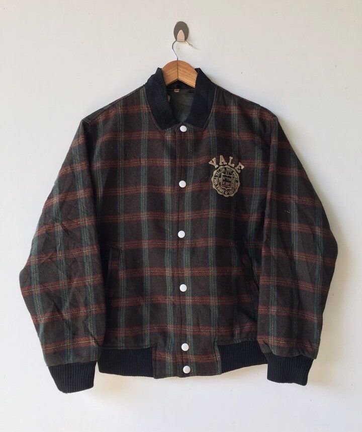 Japanese Brand Yale varsity wool medium bomber Jackets Size US M / EU 48-50 / 2 - 1 Thumbnail