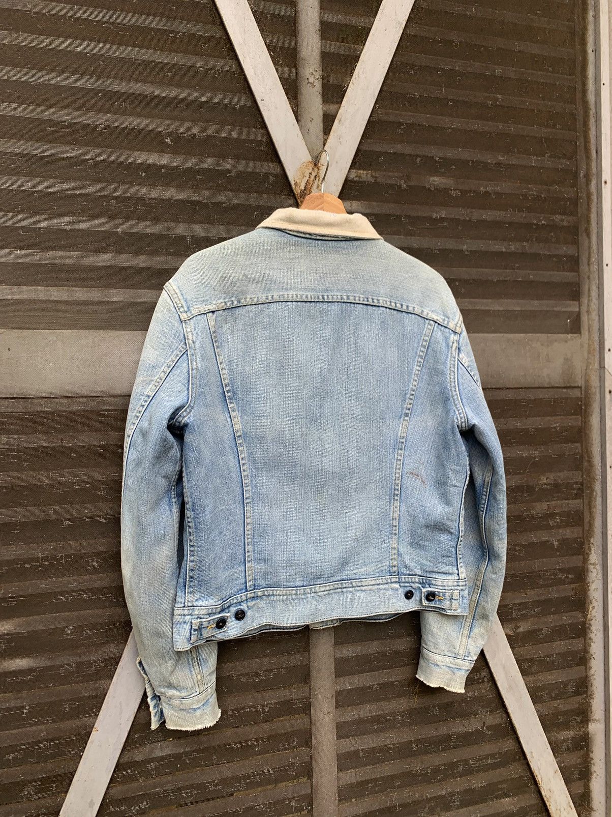 Lee × Vintage 👹Vintage LEE STORM RIDER DENIM TRUCKER JACKET Size US M / EU 48-50 / 2 - 10 Thumbnail