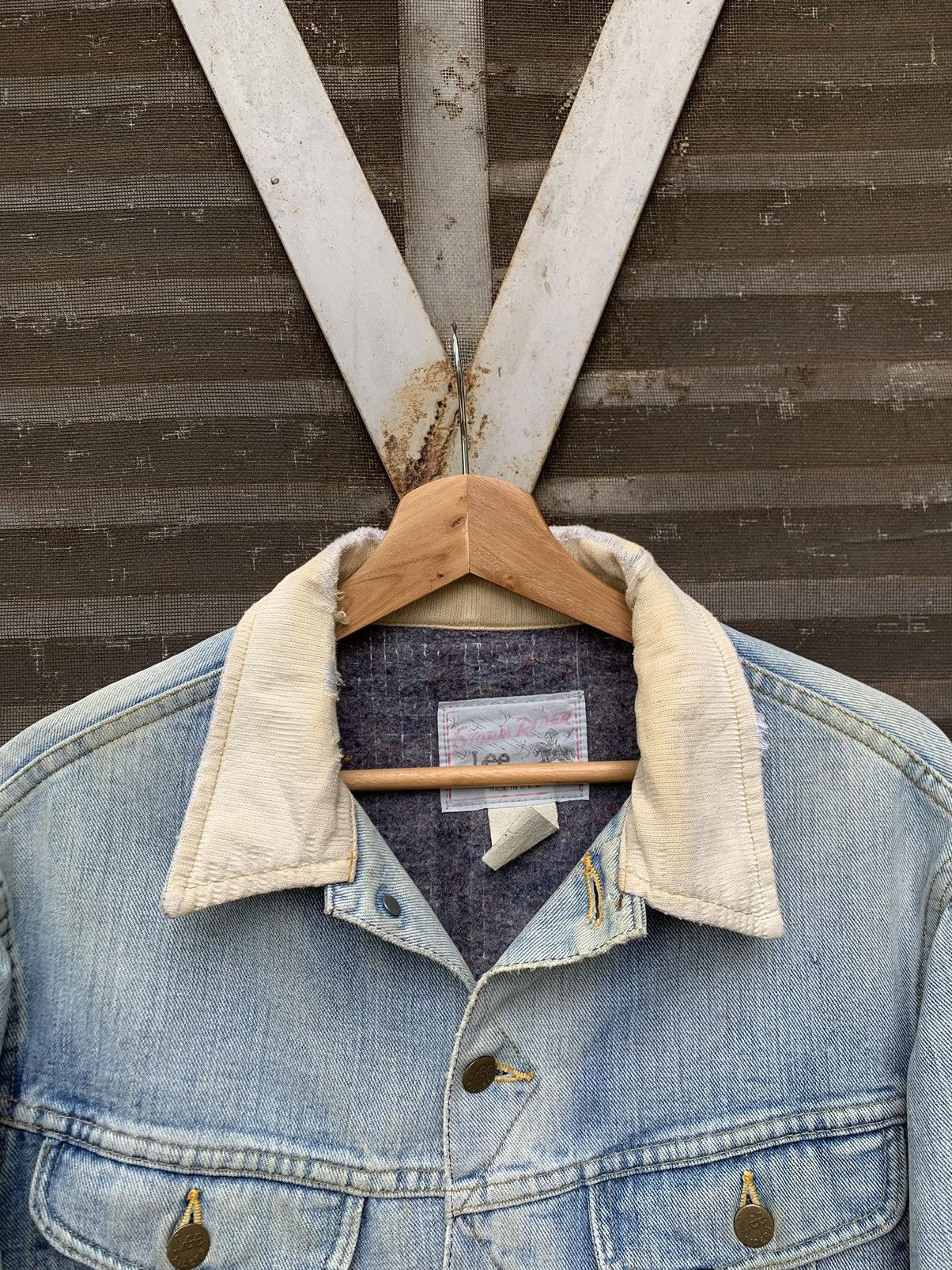 Lee × Vintage 👹Vintage LEE STORM RIDER DENIM TRUCKER JACKET Size US M / EU 48-50 / 2 - 7 Thumbnail