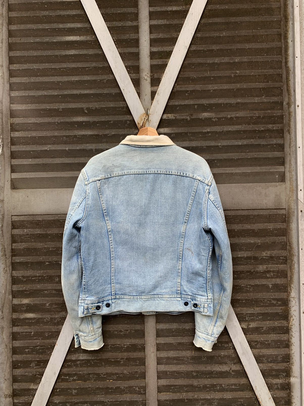 Lee × Vintage 👹Vintage LEE STORM RIDER DENIM TRUCKER JACKET Size US M / EU 48-50 / 2 - 11 Thumbnail