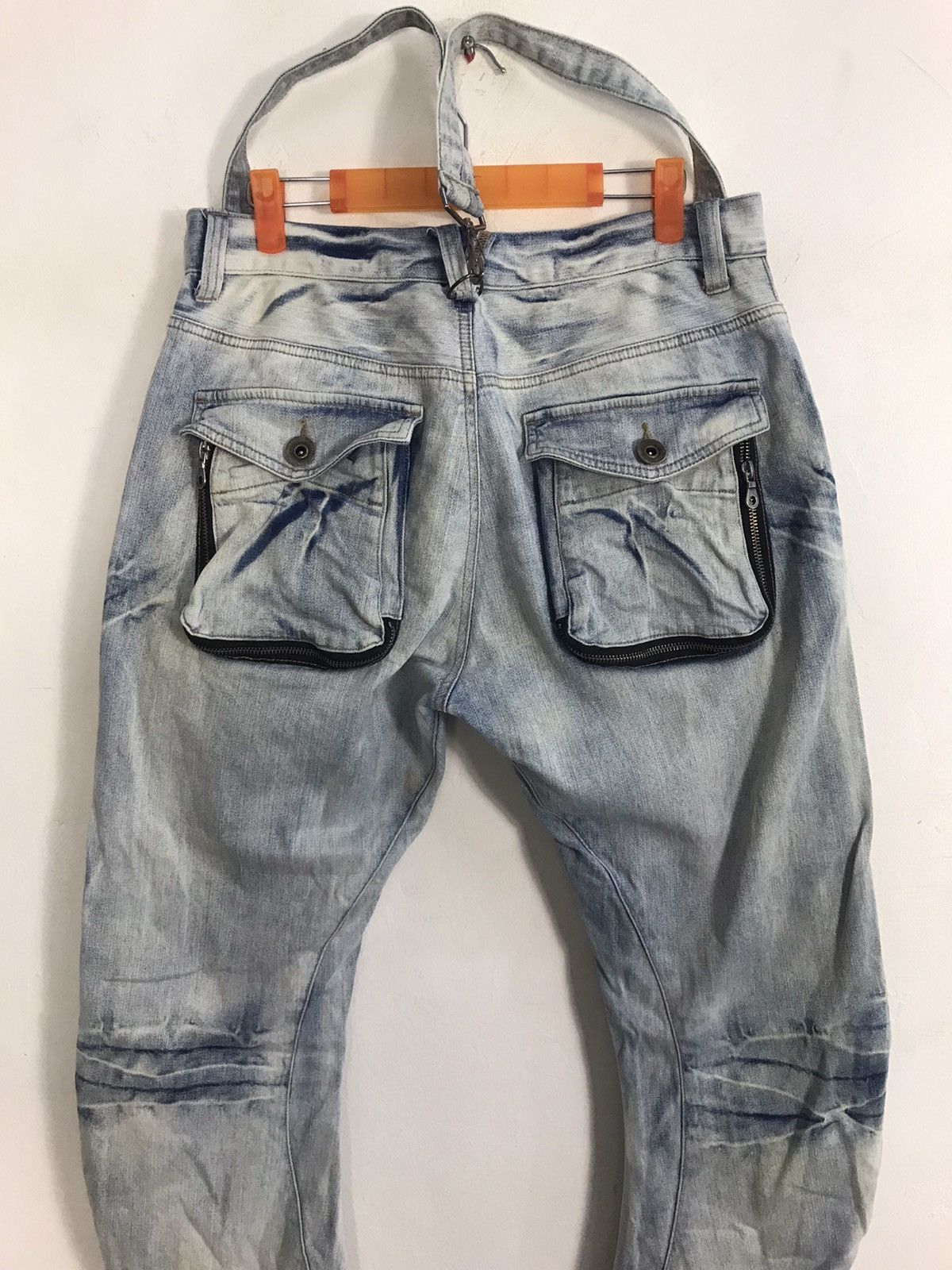 Japanese Brand × PPFM PPFM Denim Jeans Trouser Pant Banana Cut Tactical Bondage Size US 30 / EU 46 - 4 Thumbnail