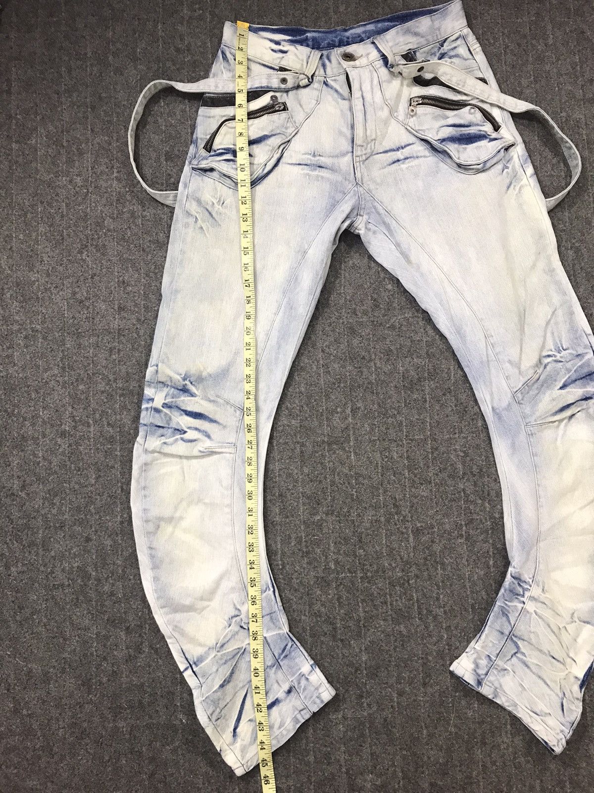 Japanese Brand × PPFM PPFM Denim Jeans Trouser Pant Banana Cut Tactical Bondage Size US 30 / EU 46 - 12 Thumbnail
