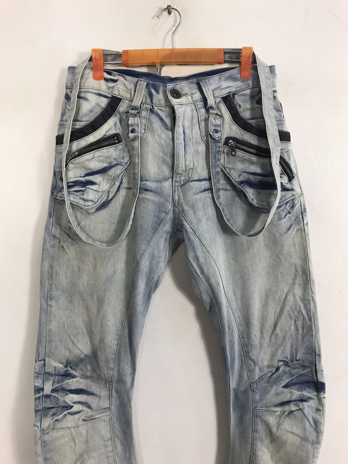 Japanese Brand × PPFM PPFM Denim Jeans Trouser Pant Banana Cut Tactical Bondage Size US 30 / EU 46 - 3 Thumbnail