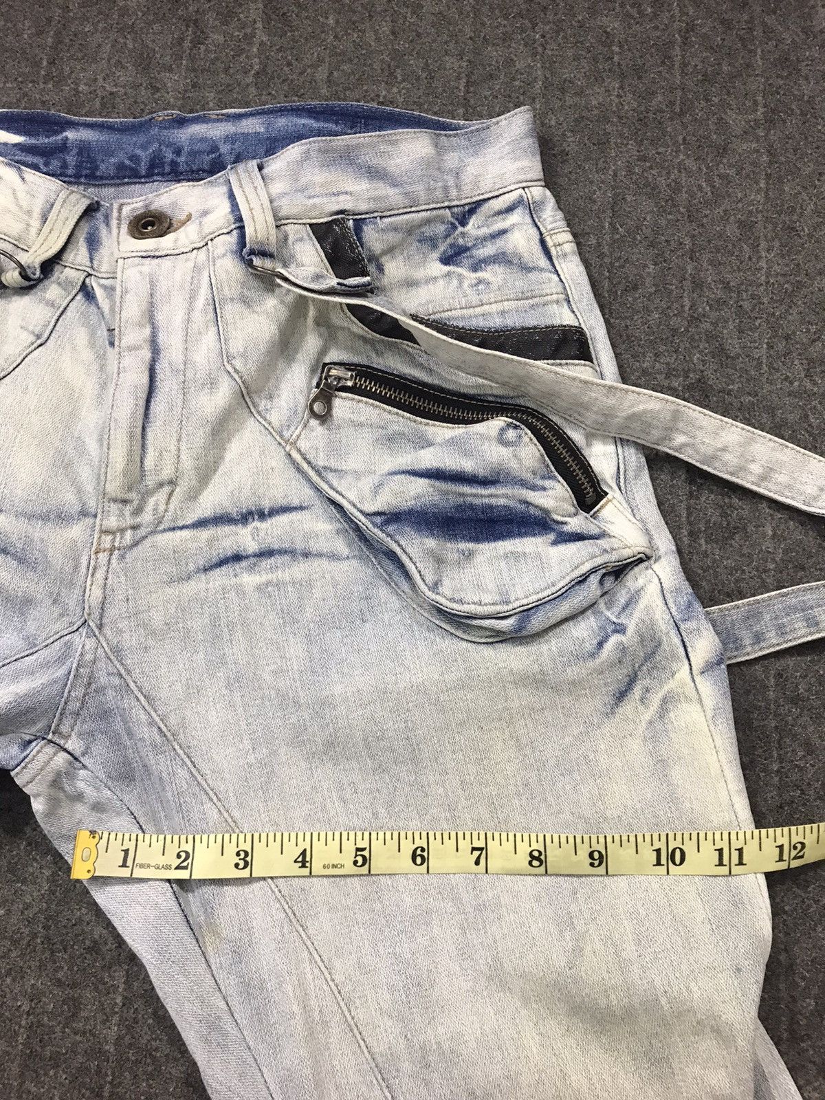 Japanese Brand × PPFM PPFM Denim Jeans Trouser Pant Banana Cut Tactical Bondage Size US 30 / EU 46 - 15 Thumbnail