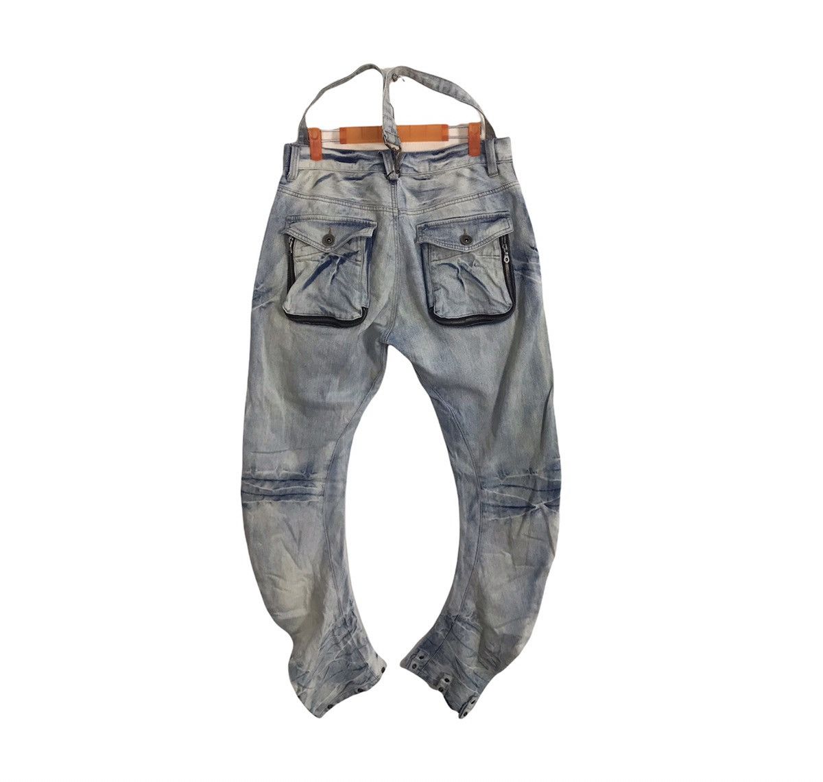 Japanese Brand × PPFM PPFM Denim Jeans Trouser Pant Banana Cut Tactical Bondage Size US 30 / EU 46 - 2 Thumbnail
