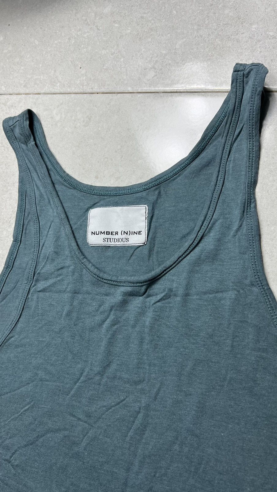 Japanese Brand Number(N)INE Studious Singlet Size US XS / EU 42 / 0 - 7 Thumbnail