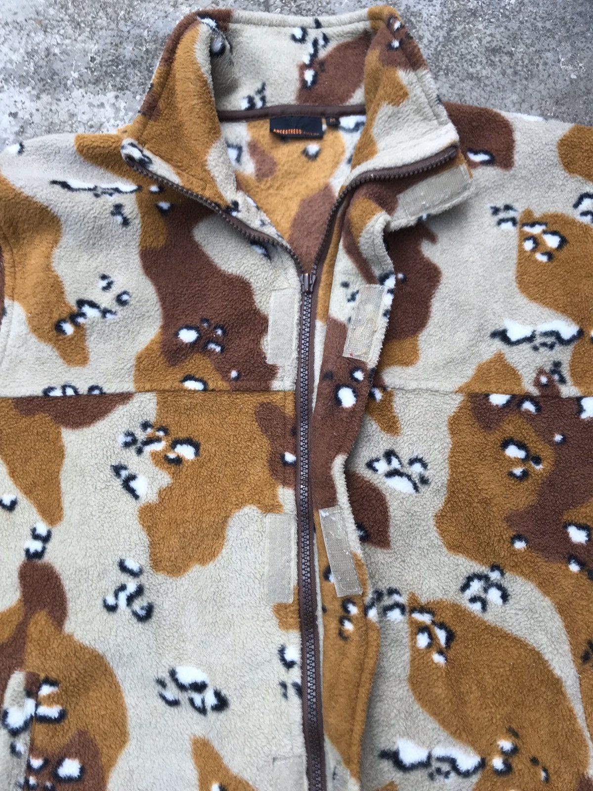 North Sea Clothing × Vintage Camo Chips Ancestress North Sea Fleece Jacket Size US M / EU 48-50 / 2 - 4 Thumbnail
