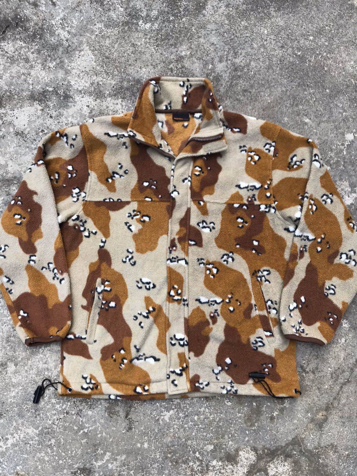 North Sea Clothing × Vintage Camo Chips Ancestress North Sea Fleece Jacket Size US M / EU 48-50 / 2 - 2 Thumbnail