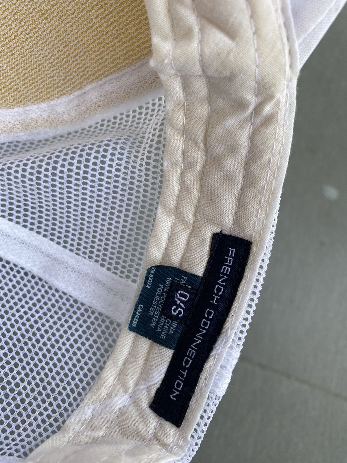 FCUK × Japanese Brand french connection “fcuk” white streetwear trucker hat Size ONE SIZE - 8 Thumbnail