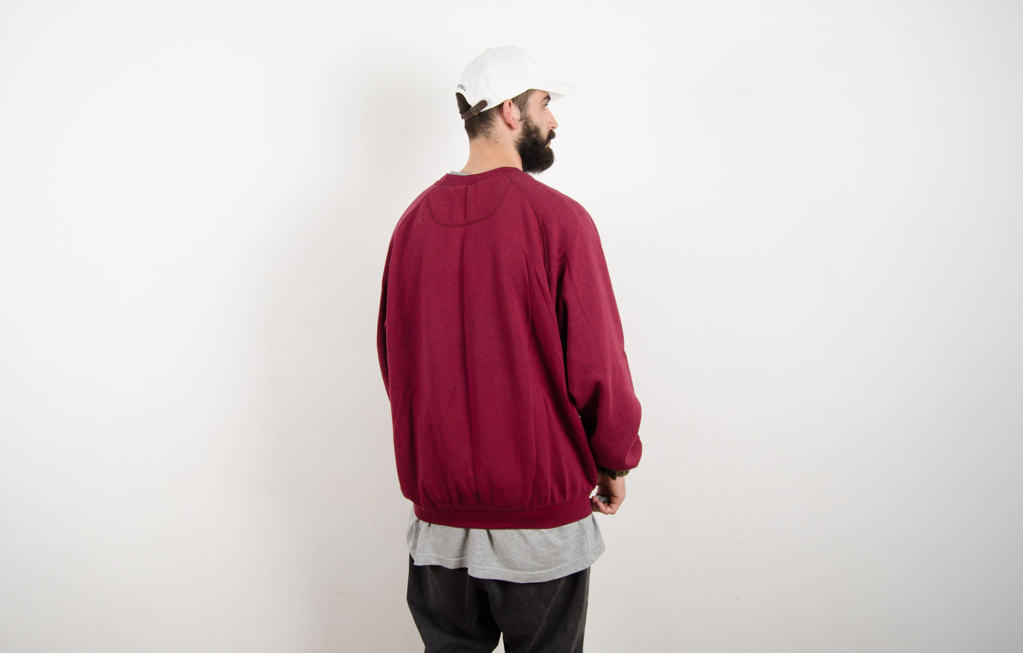 Adidas Vintage Adidas Big Logo Embroider Sweatshirt Baggy Oversiz Size US L / EU 52-54 / 3 - 3 Thumbnail