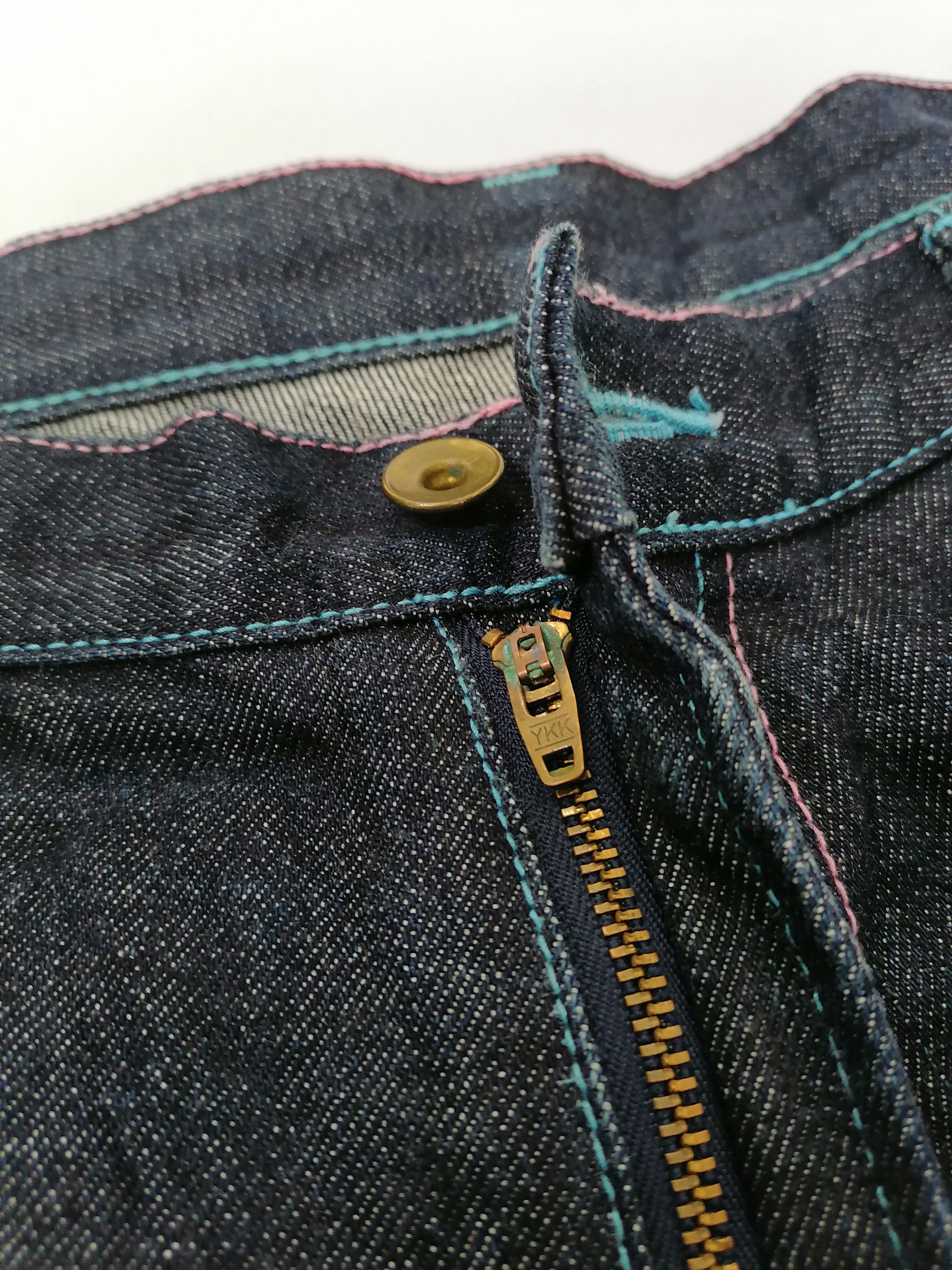 Japanese Brand Slow Ride 10th Anniversary BAGGY Denim Jeans Size US 42 / EU 58 - 3 Thumbnail