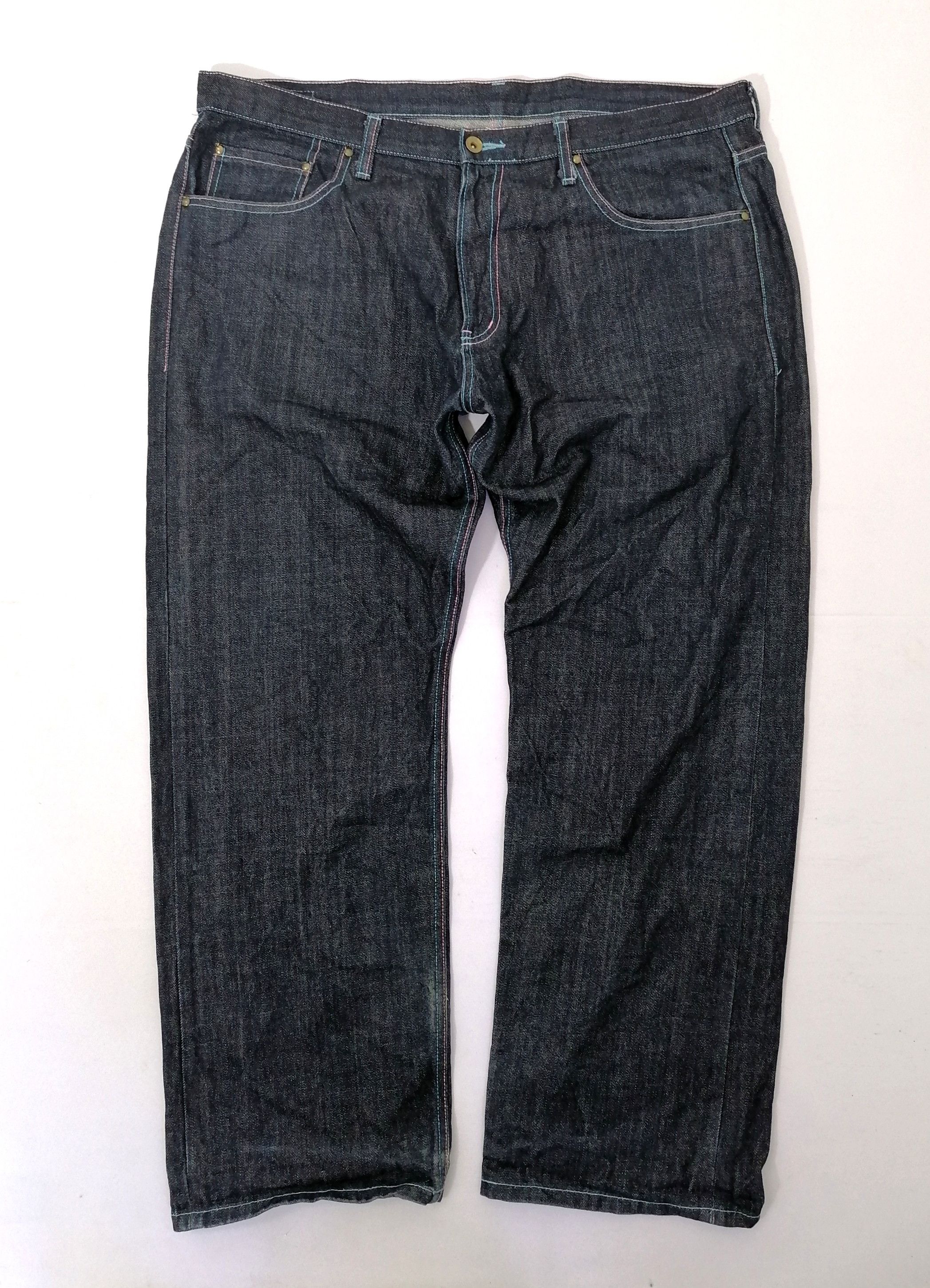 Japanese Brand Slow Ride 10th Anniversary BAGGY Denim Jeans Size US 42 / EU 58 - 1 Thumbnail