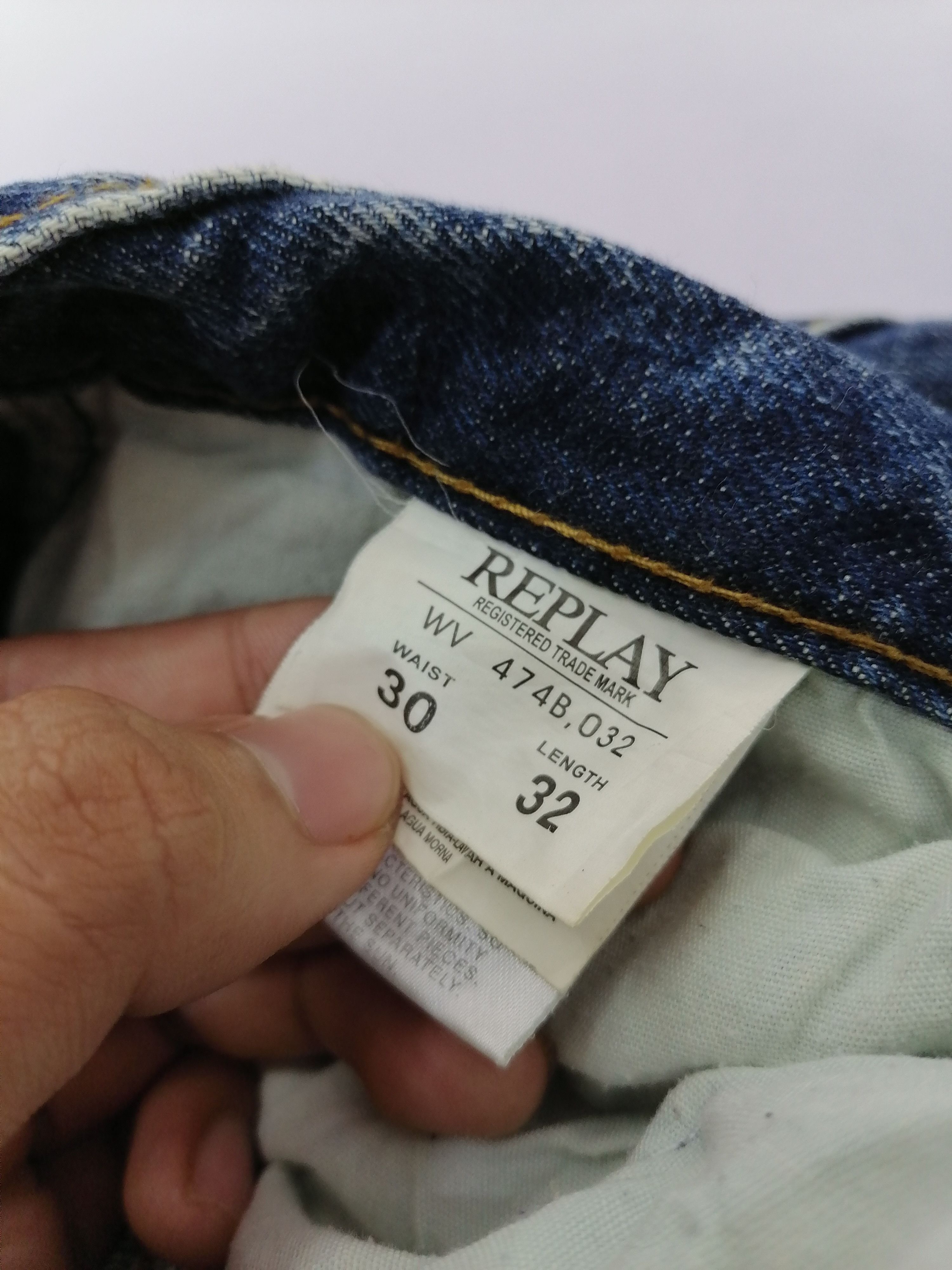 Replay Replay Patchwork Denim Jeans Size US 34 / EU 50 - 5 Thumbnail
