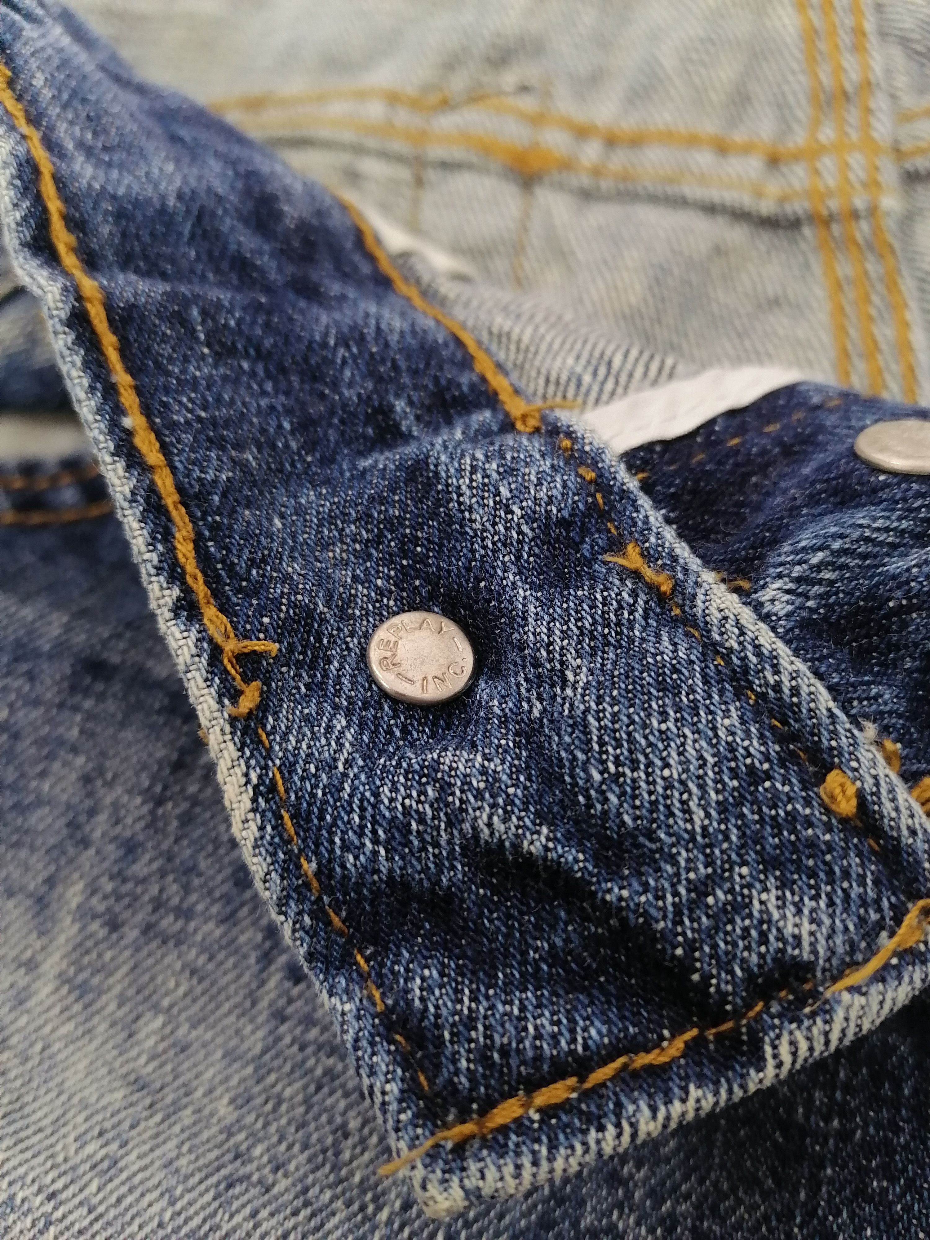 Replay Replay Patchwork Denim Jeans Size US 34 / EU 50 - 3 Thumbnail