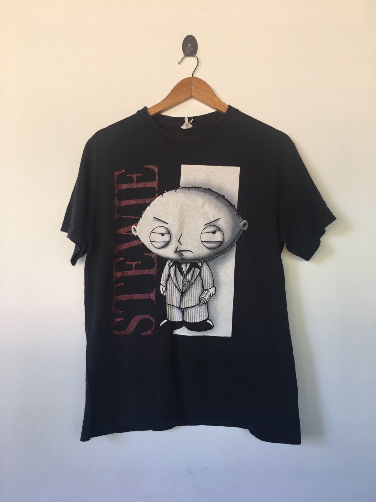 Cartoon Network Vintage Stewie Griffin/ family guy shirt gangster Size US M / EU 48-50 / 2 - 1 Thumbnail